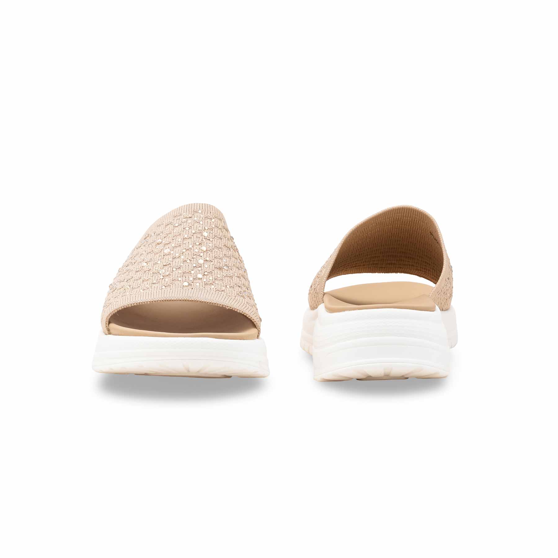 Beige Formal Slipper For Ladies PU0717 - Image 4
