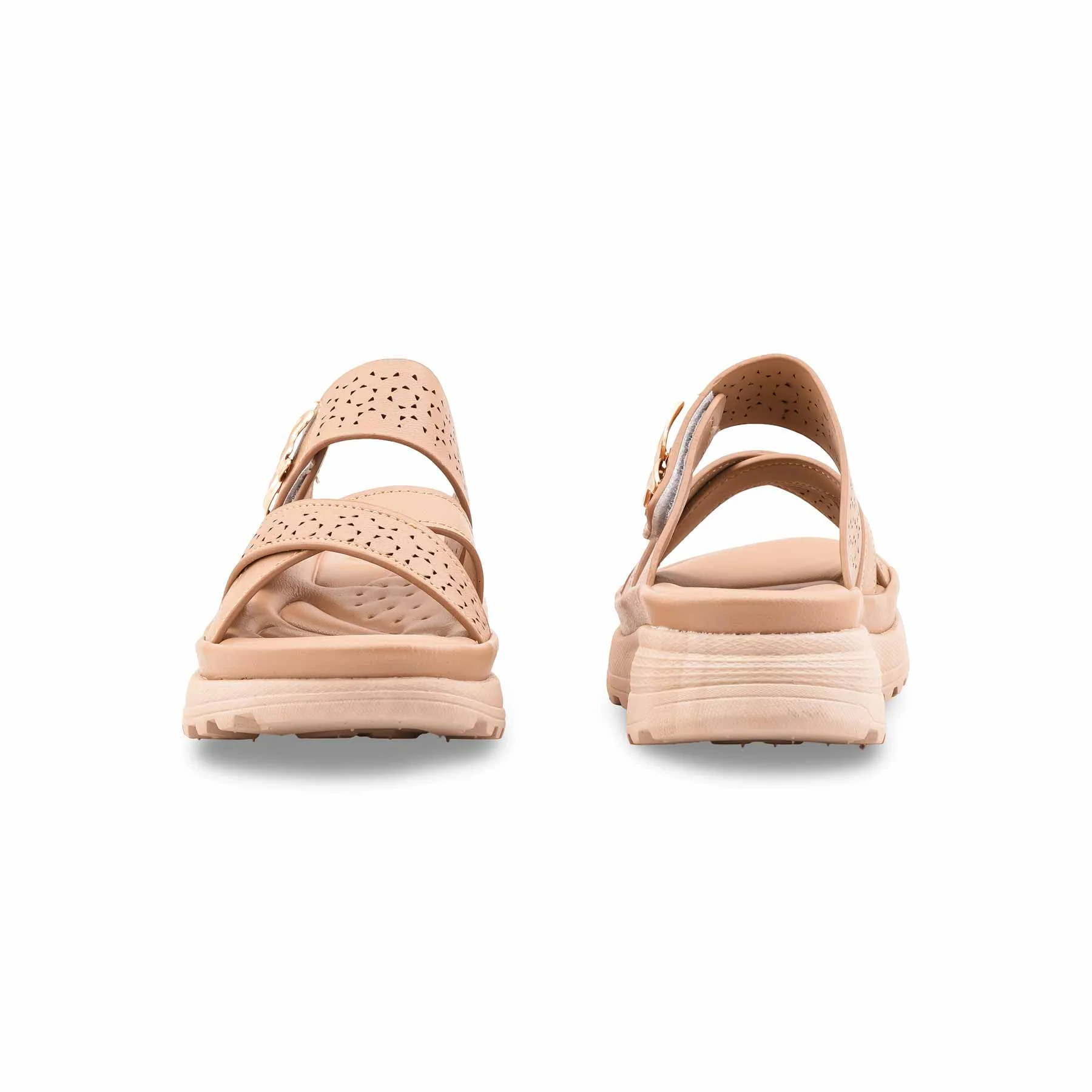 Beige Formal Slipper For Women PU0681 - Image 4