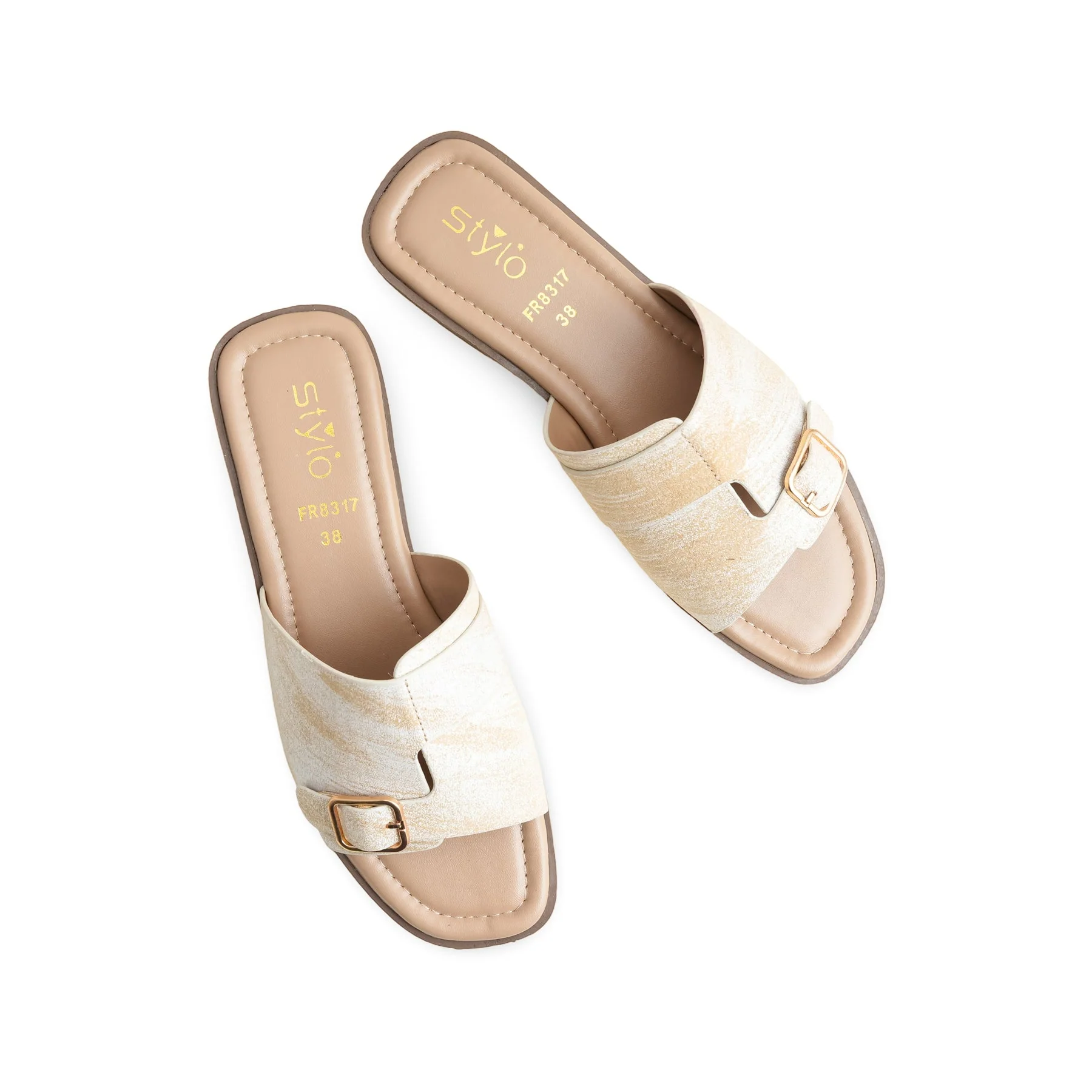 Beige Formal Slipper FR8317 - Image 5