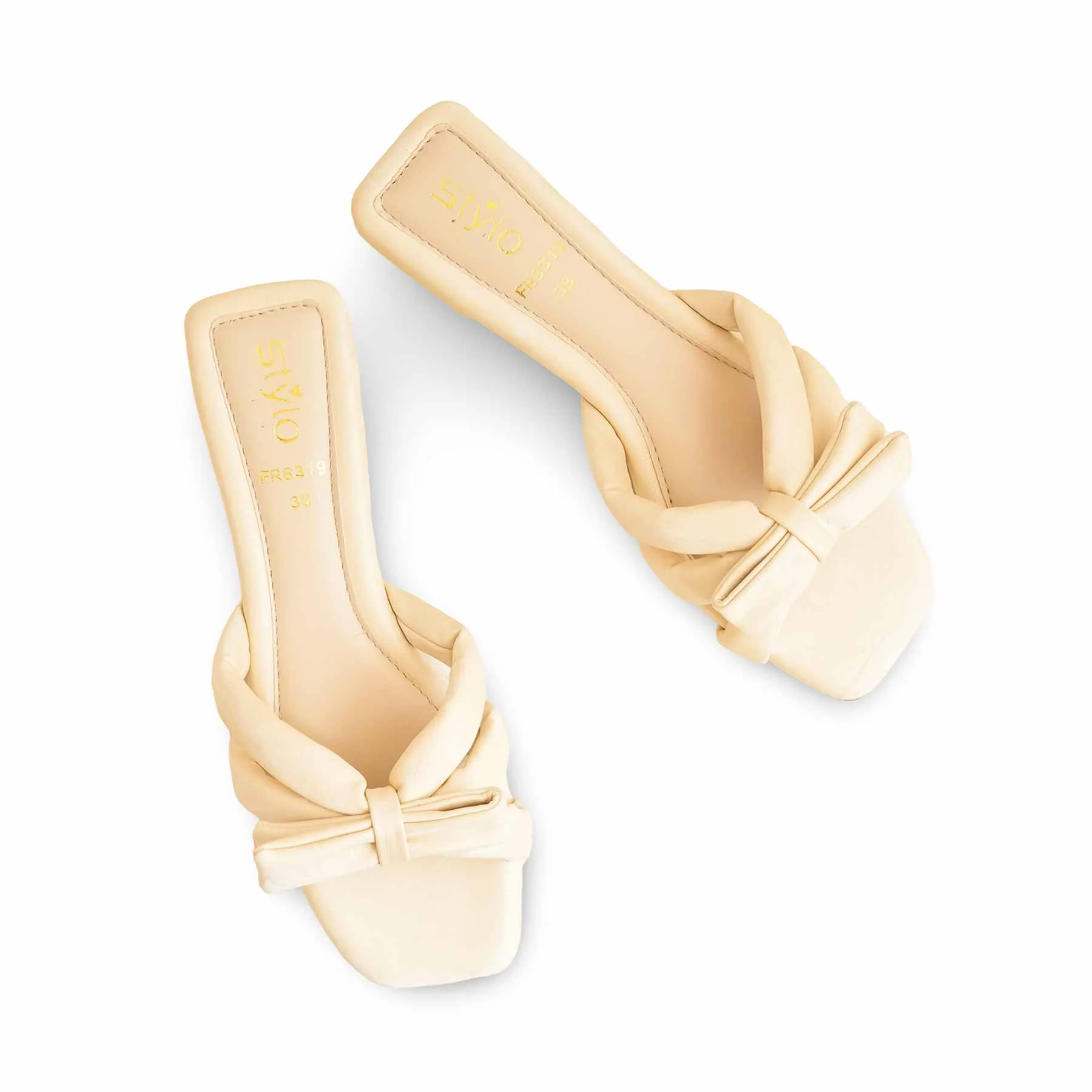 Beige Formal Slipper FR8319 - Image 5