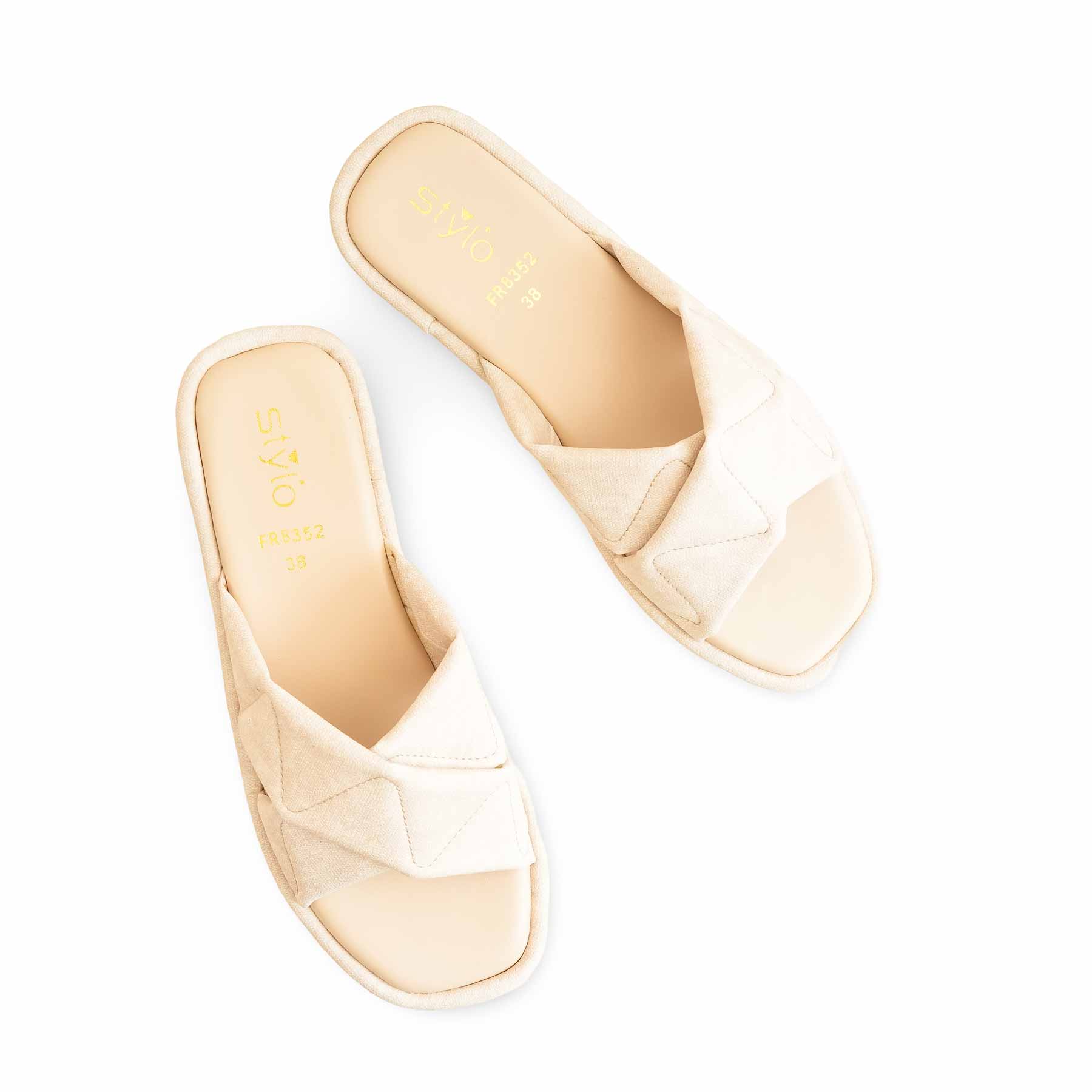 Beige Formal Slipper FR8352 - Image 5