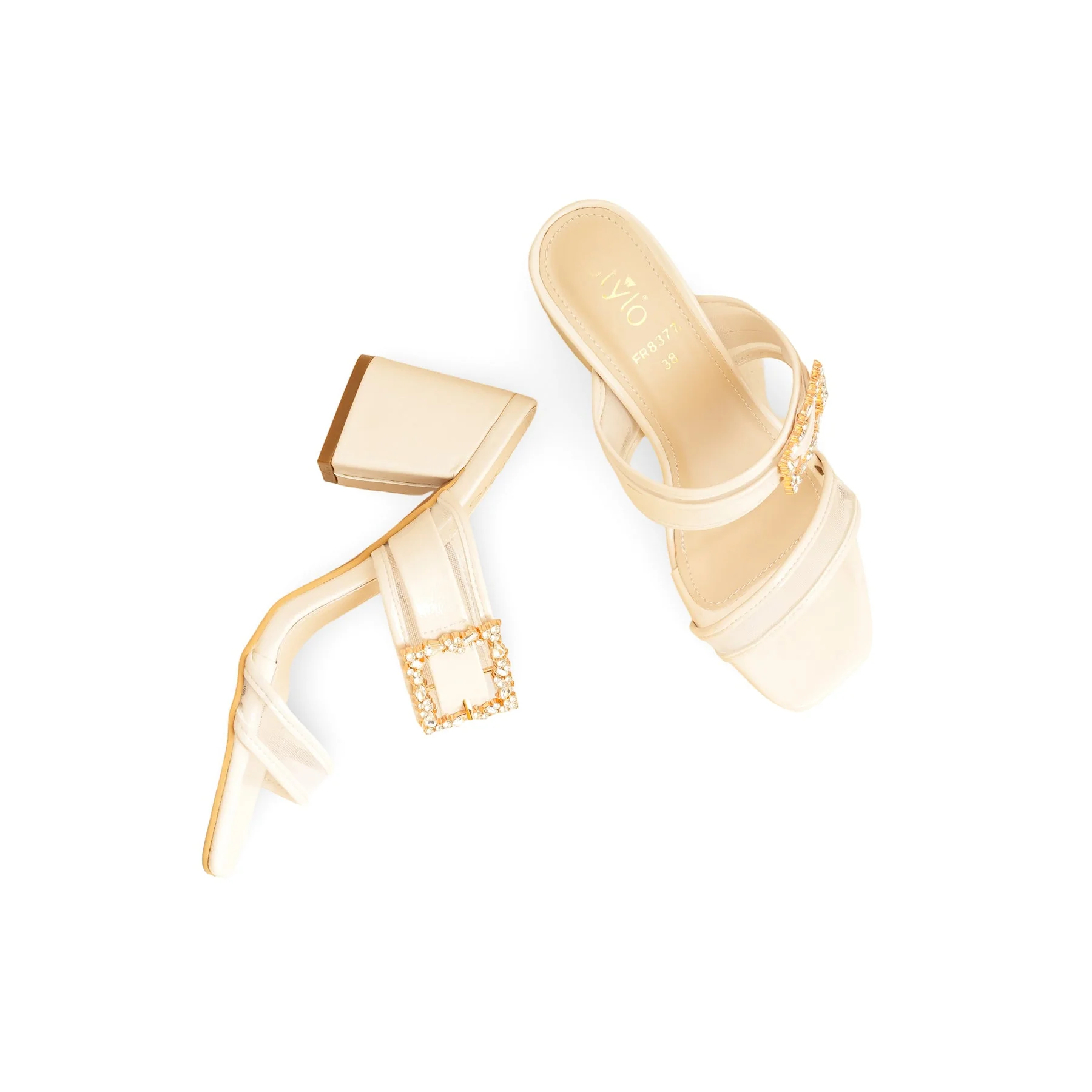 Beige Formal Slipper FR8377 - Image 5
