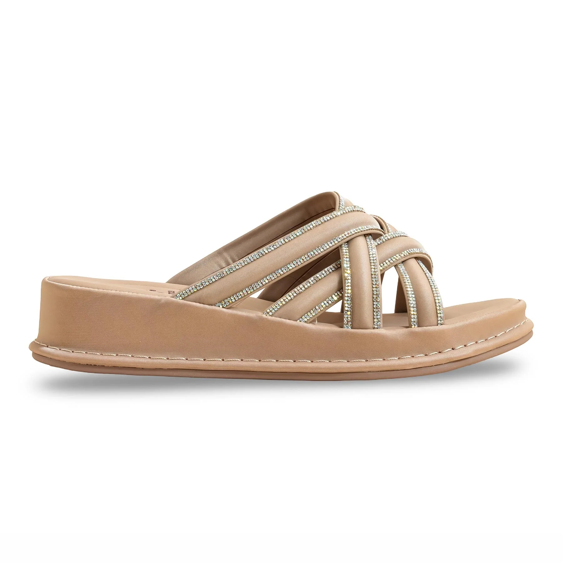 Beige Formal Slipper LPU703 - Image 2