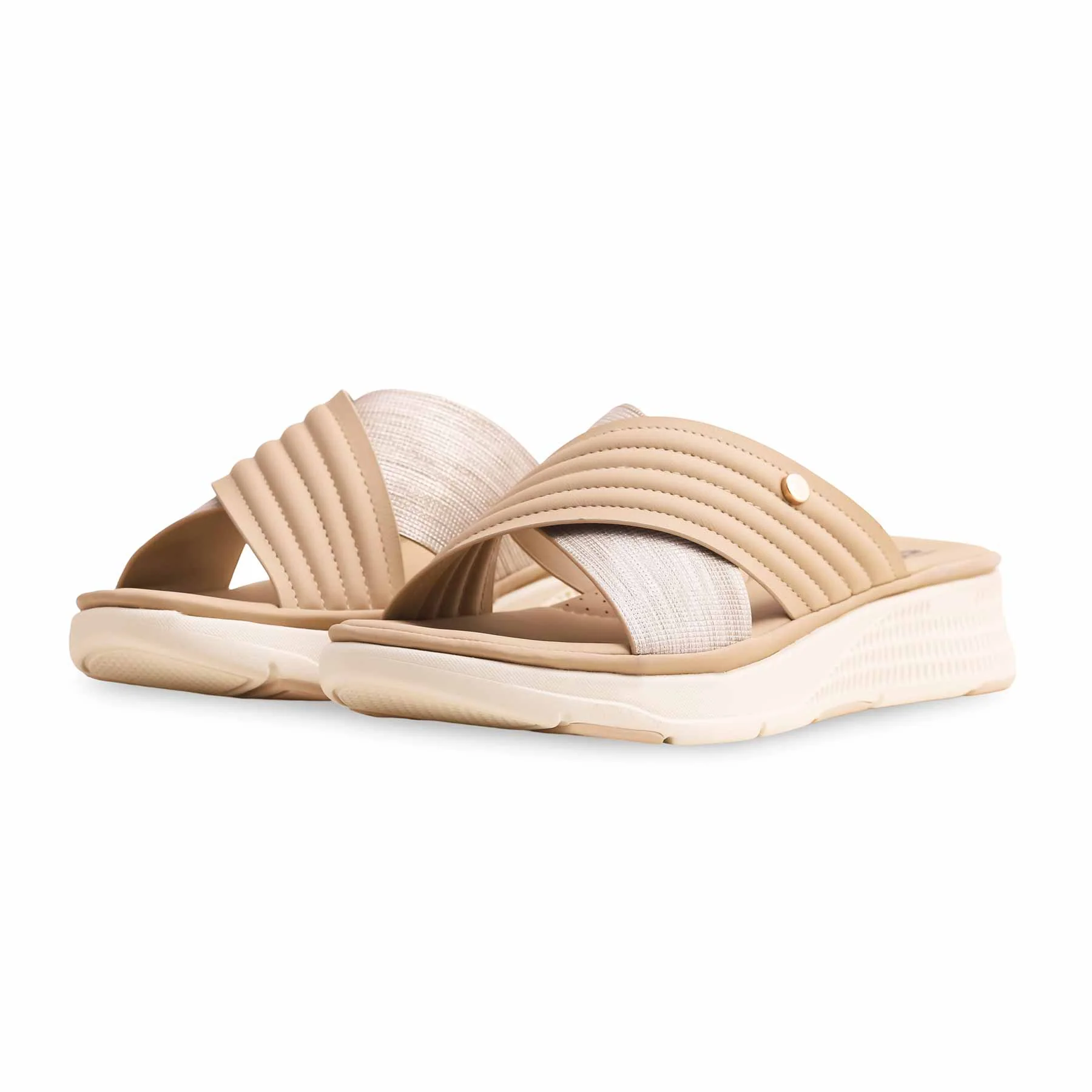 Beige Formal Slipper PU0361 - Image 3