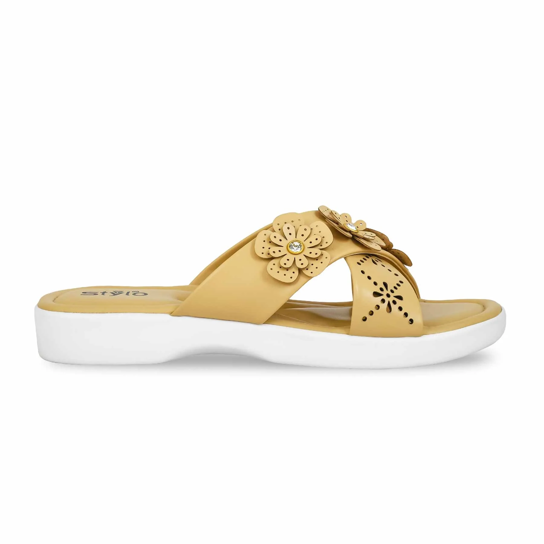 Beige Formal Slipper PU0476 - Image 2