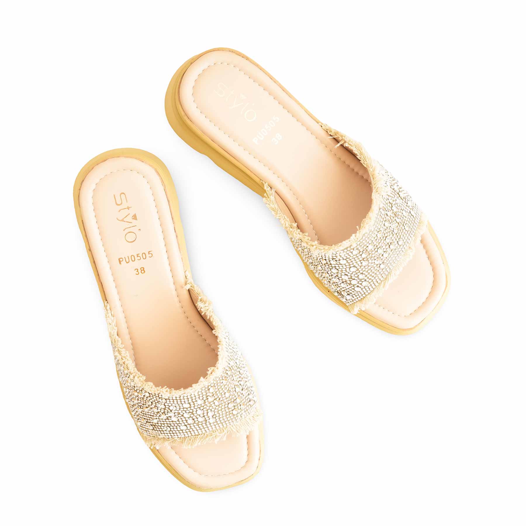 Beige Formal Slipper PU0505 - Image 5