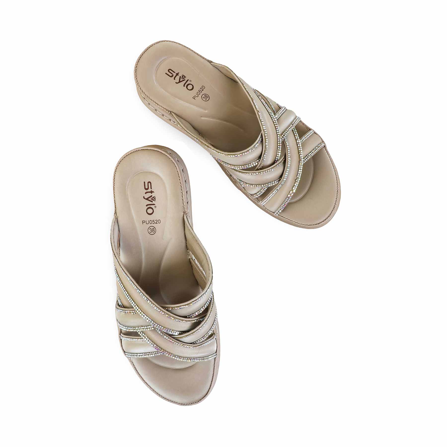 Beige Formal Slipper PU0520 - Image 5