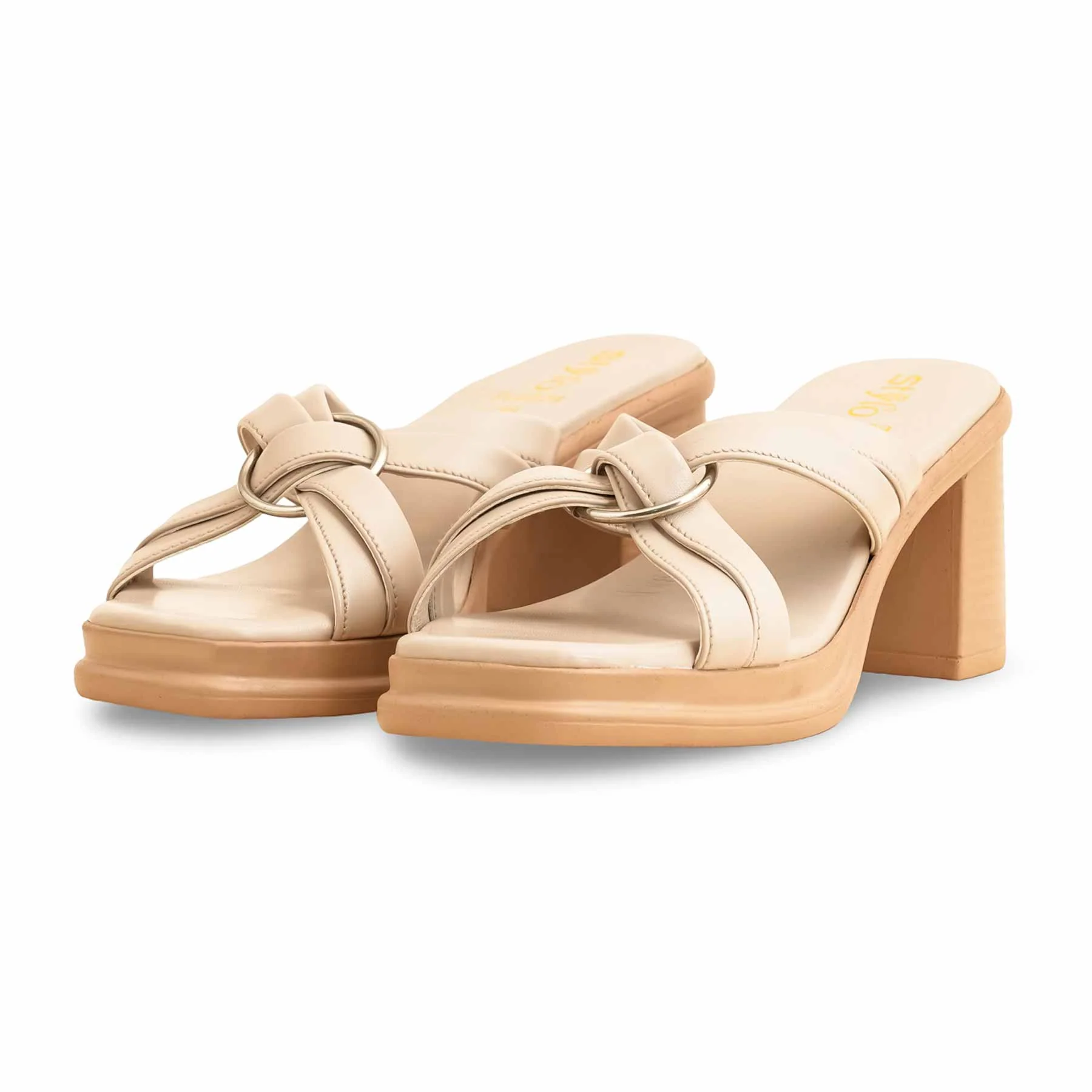 Beige Formal Slipper PU0529 - Image 3