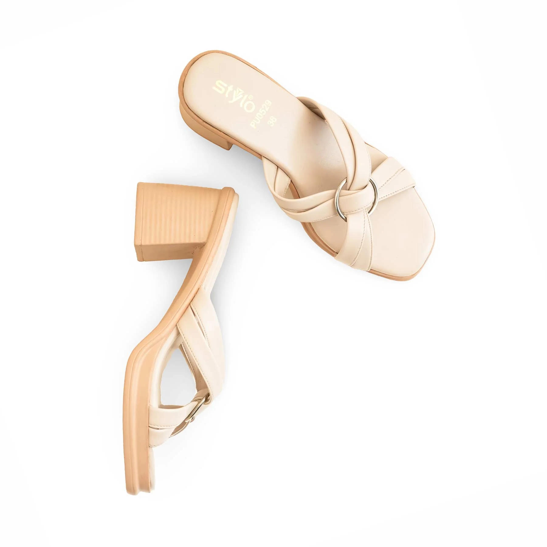 Beige Formal Slipper PU0529 - Image 5