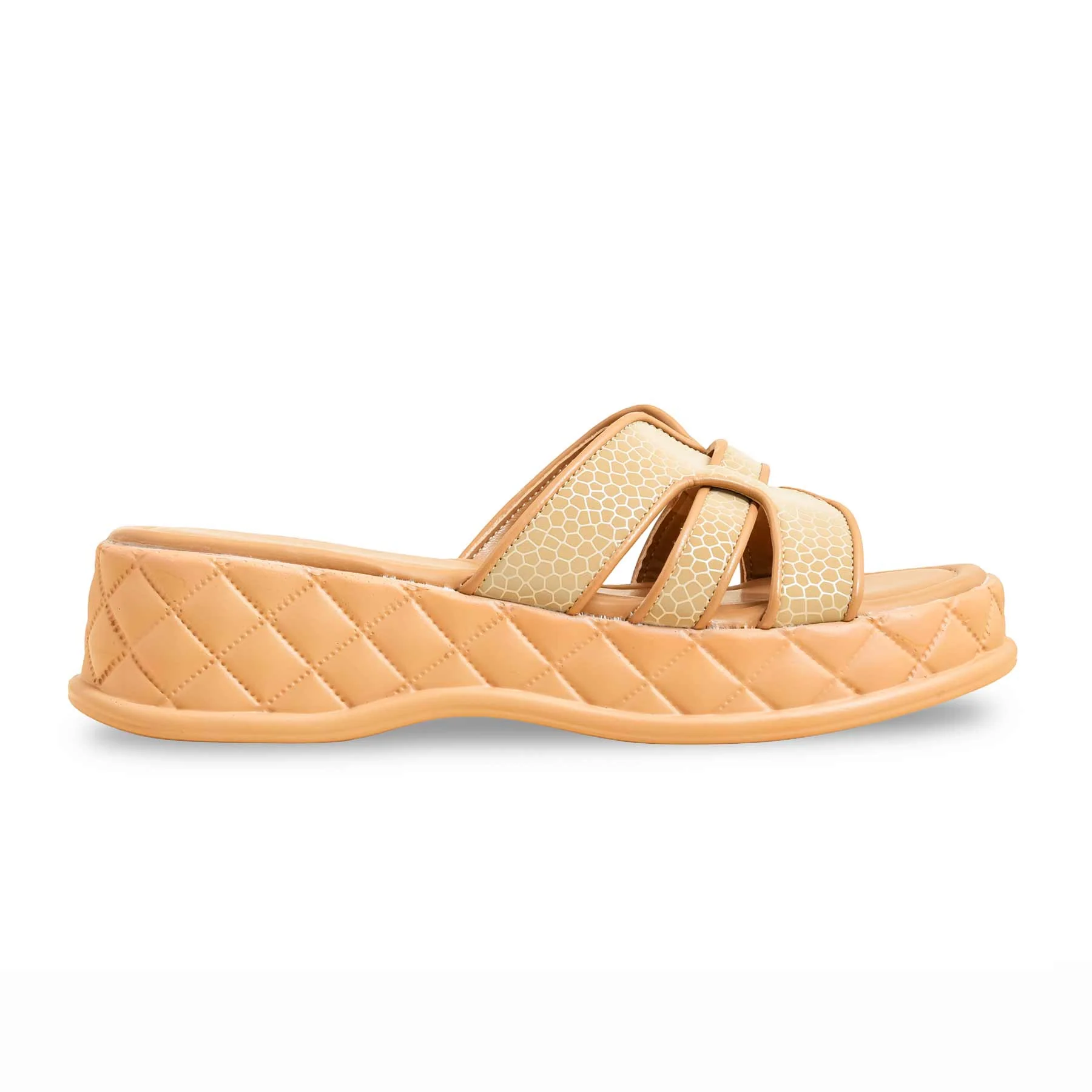 Beige Formal Slipper PU0562 - Image 2
