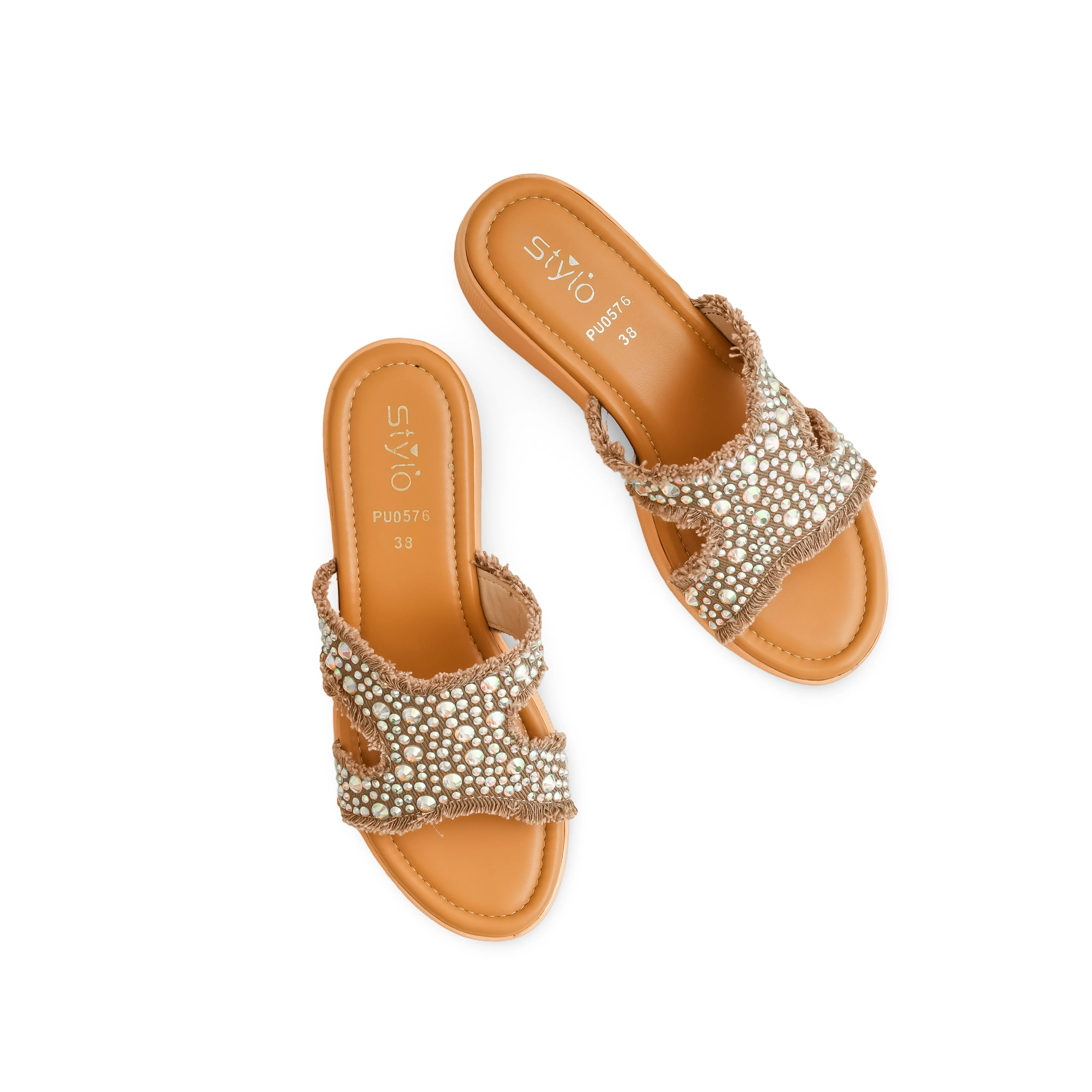 Beige Formal Slipper PU0576 - Image 5