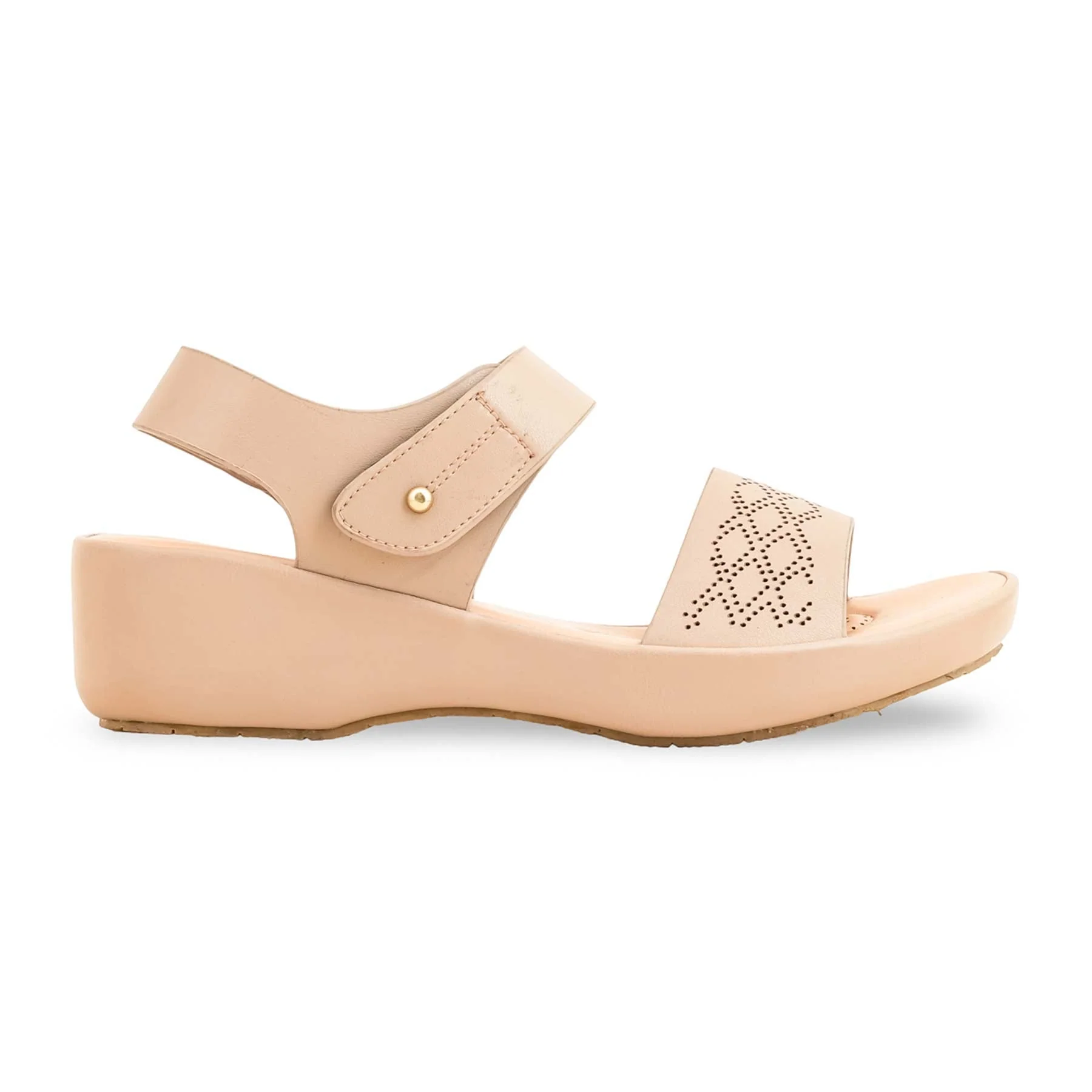 Beige Formal Women Sandal PU0507 - Image 2