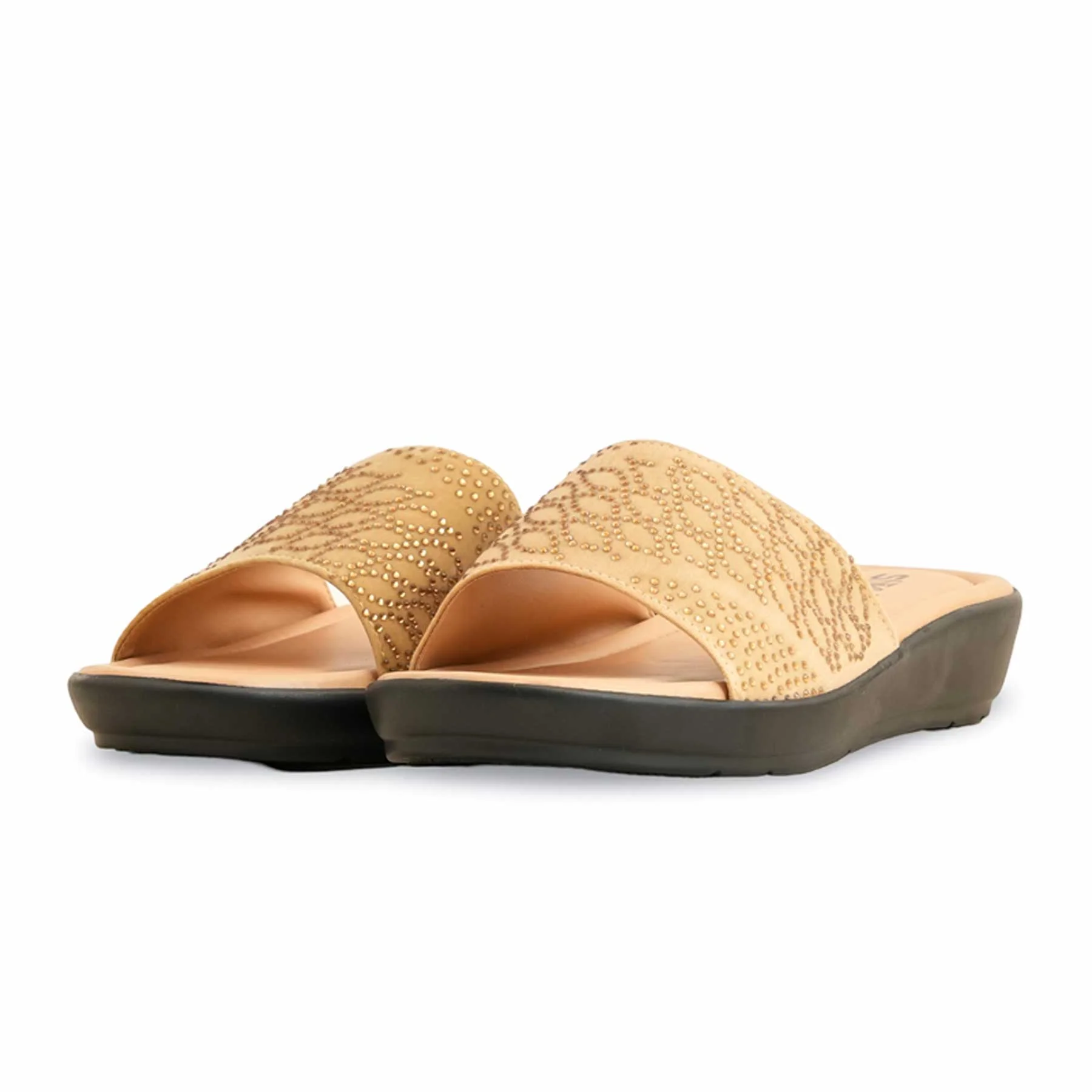 Beige Formal Women Slipper PU0152 - Image 2