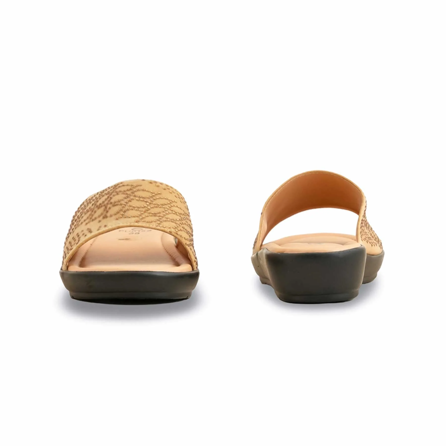 Beige Formal Women Slipper PU0152 - Image 3