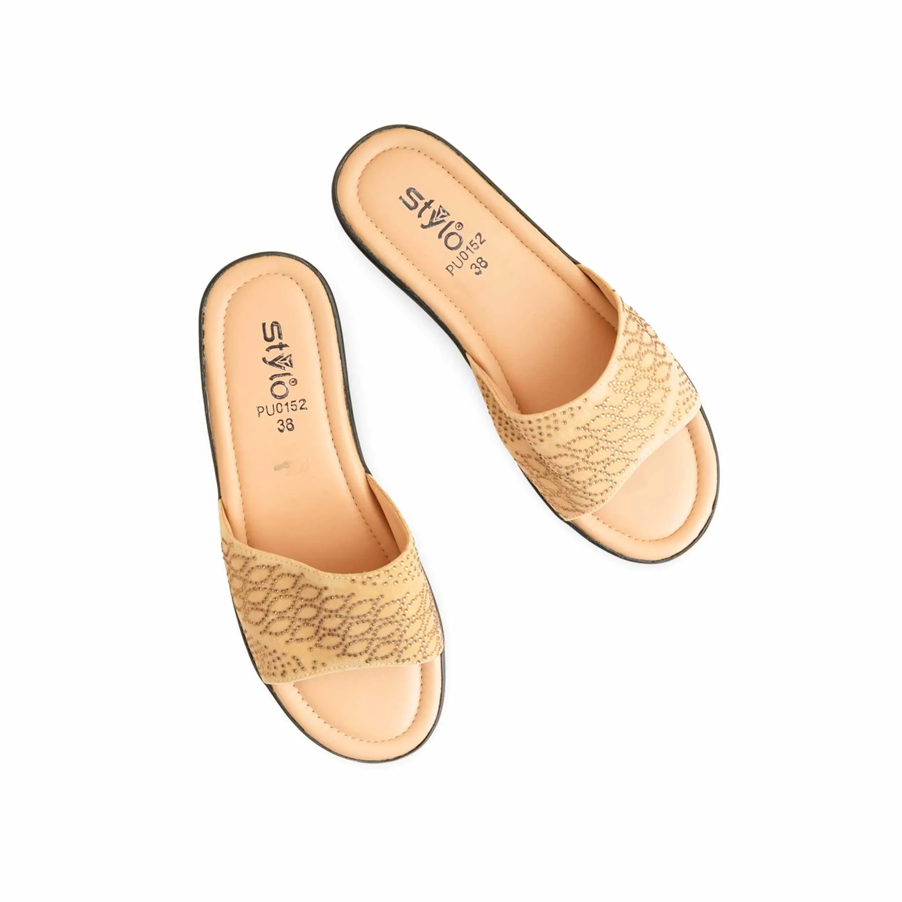 Beige Formal Women Slipper PU0152 - Image 4