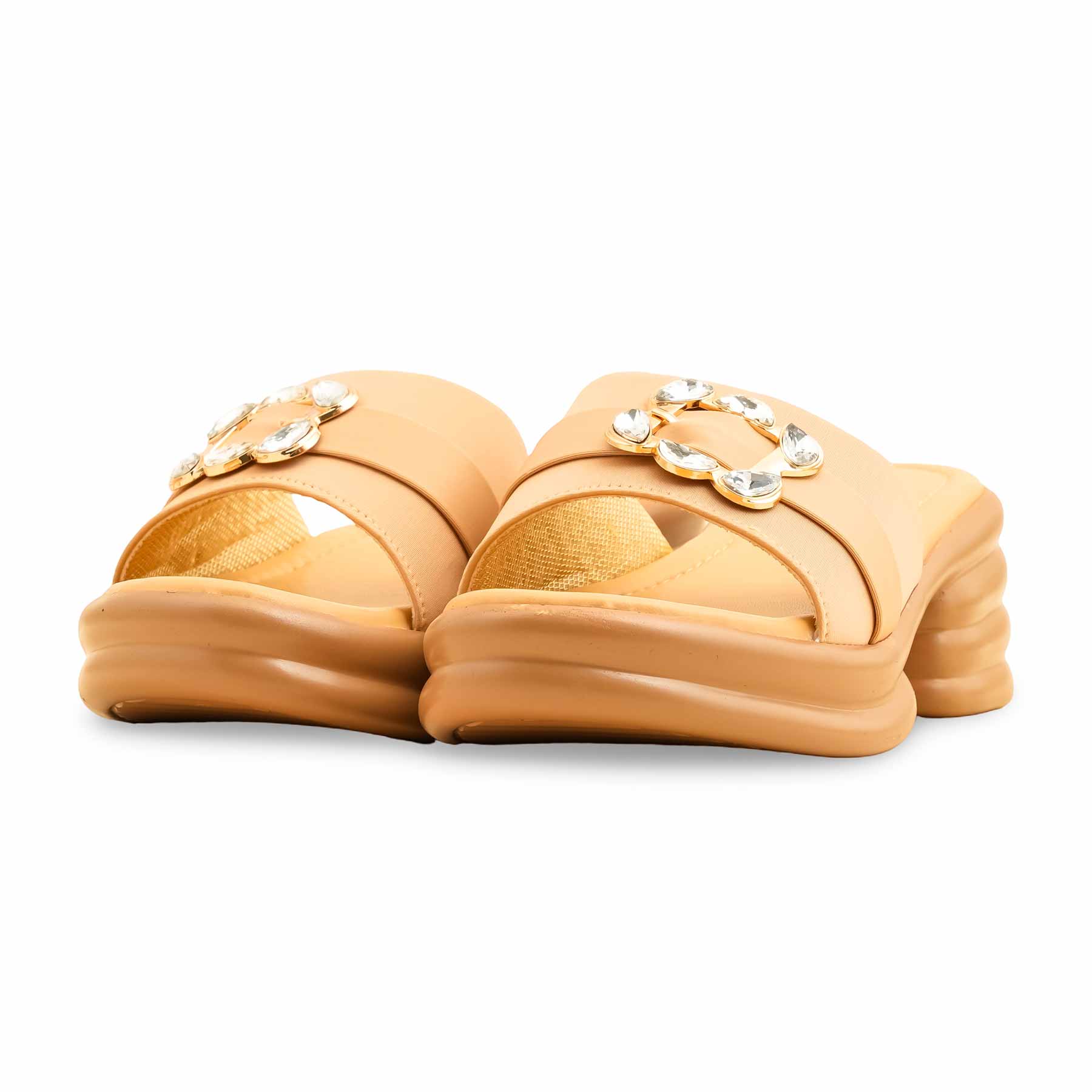 Beige Formal Women Slipper PU0542 - Image 3