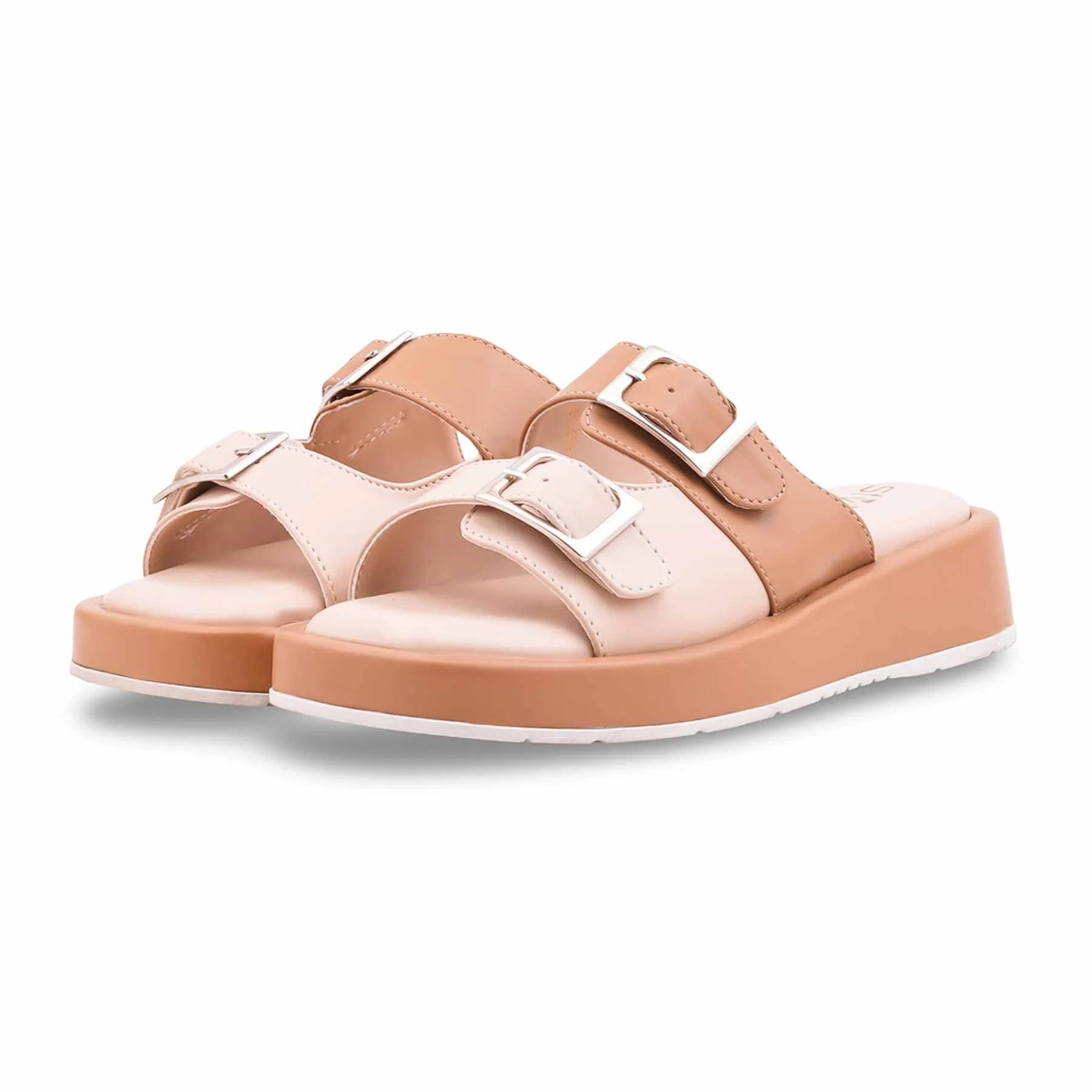 Beige Formal Women Slipper PU0634 - Image 3