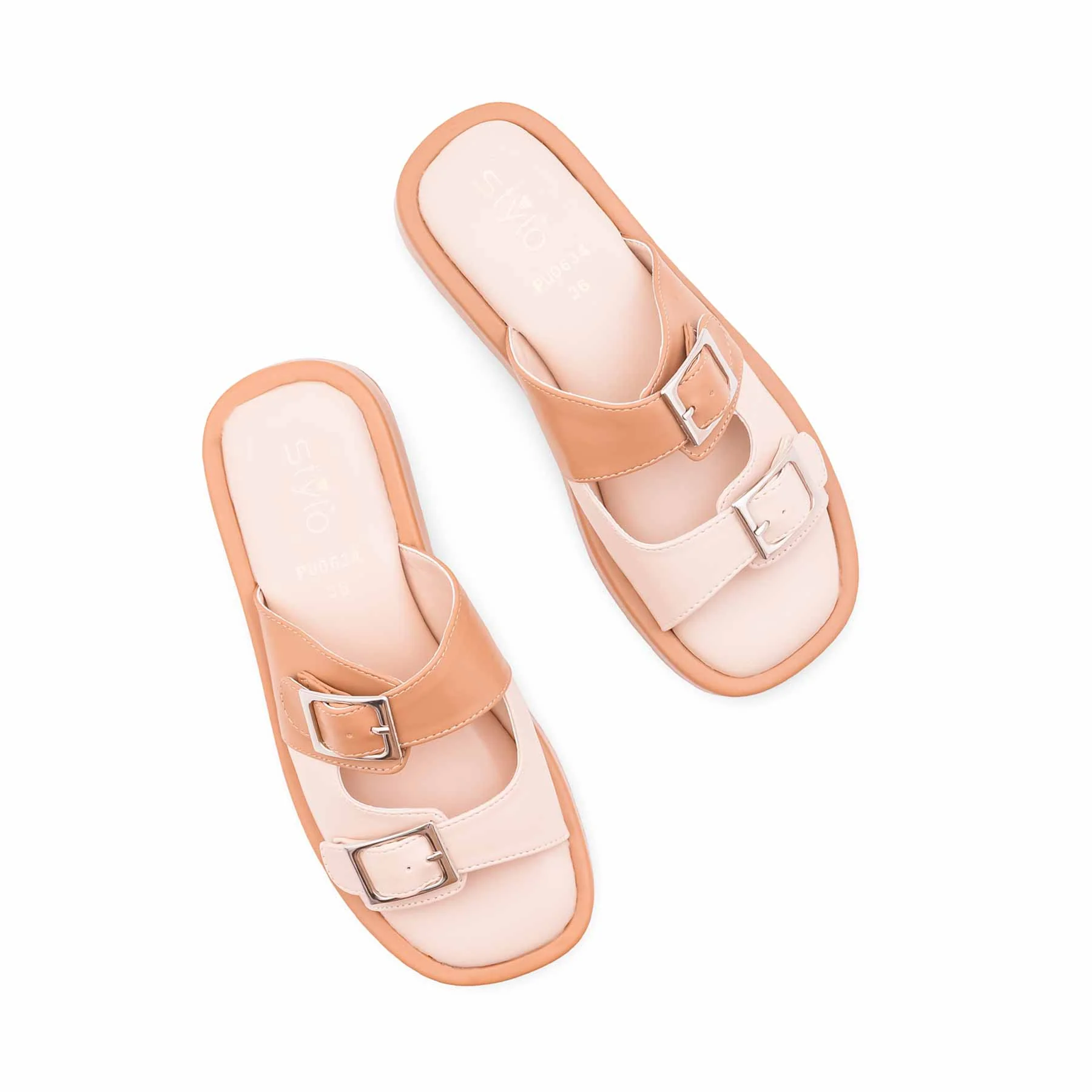 Beige Formal Women Slipper PU0634 - Image 5