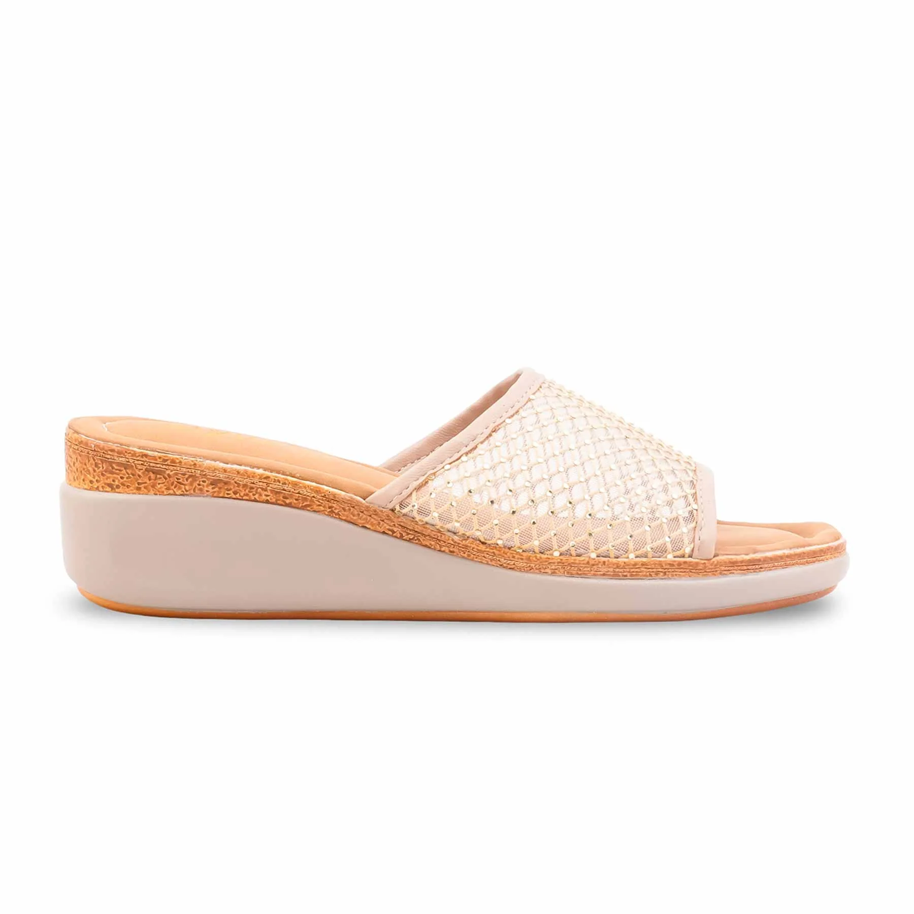 Beige Formal Women Slipper PU0733 - Image 2