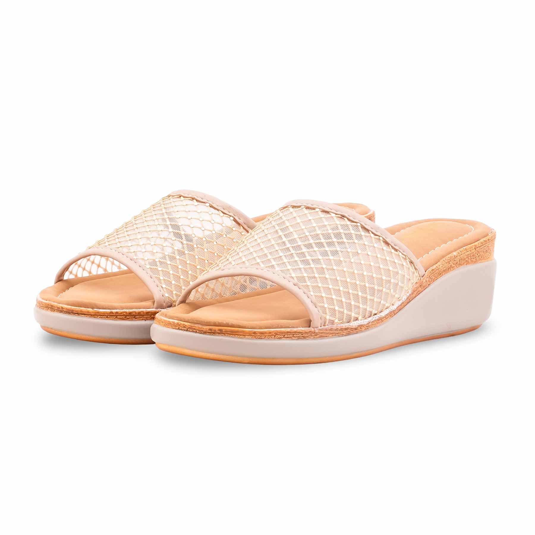 Beige Formal Women Slipper PU0733 - Image 3