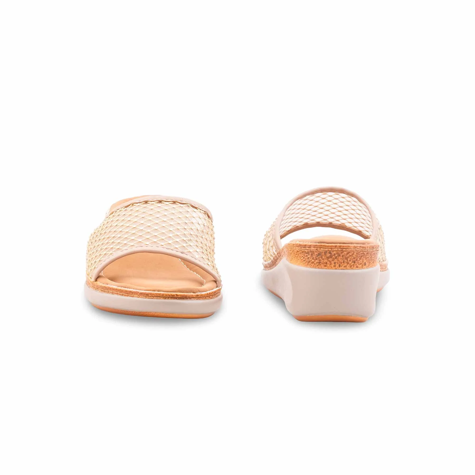 Beige Formal Women Slipper PU0733 - Image 4