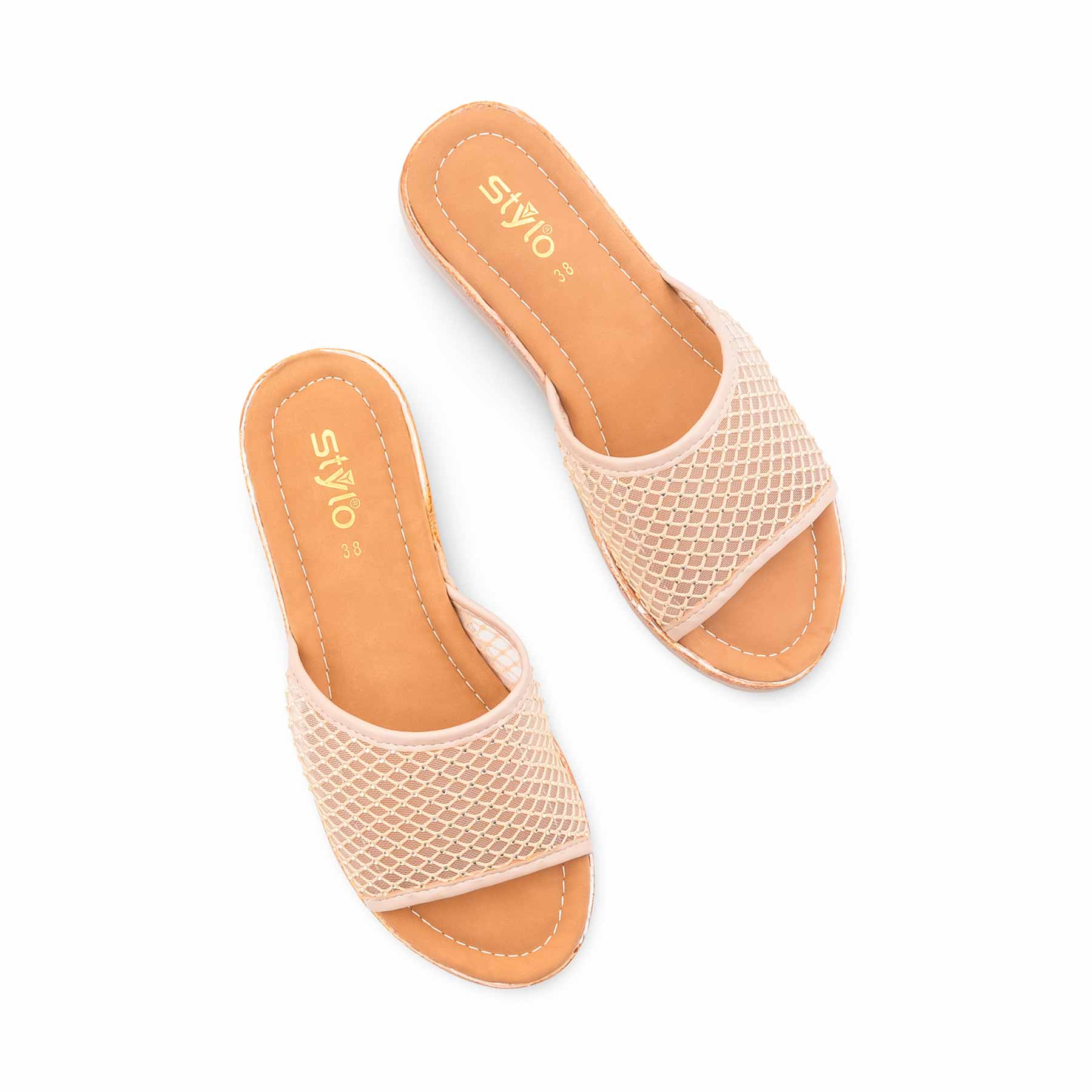 Beige Formal Women Slipper PU0733 - Image 5
