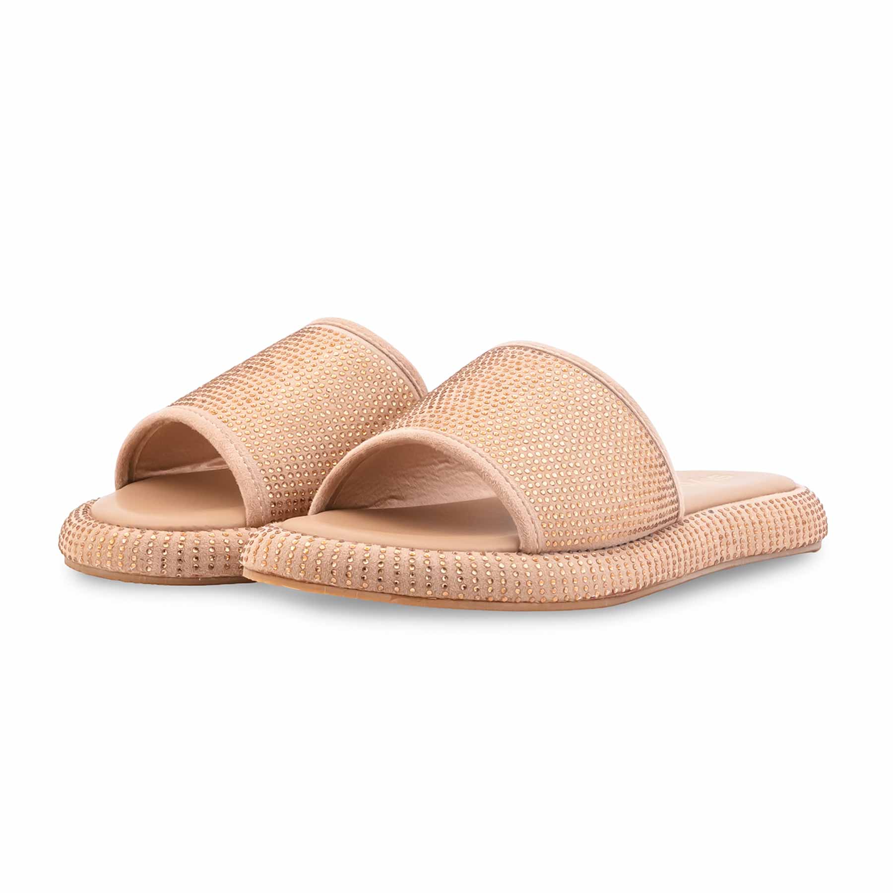 Beige Formal Women Slipper PU0748 - Image 3