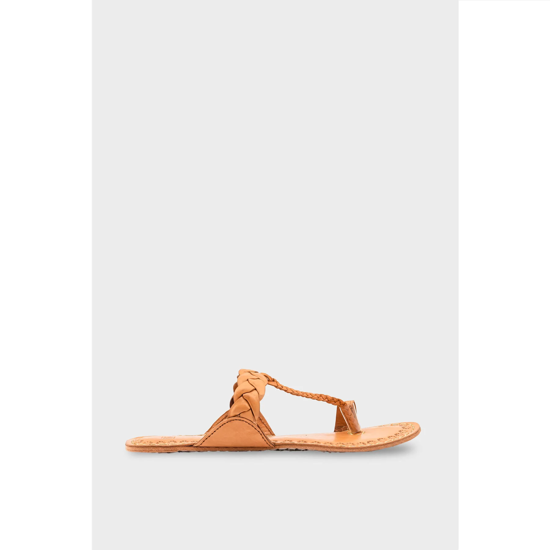 Beige Kolapoori Chappal EC0258 - Image 2
