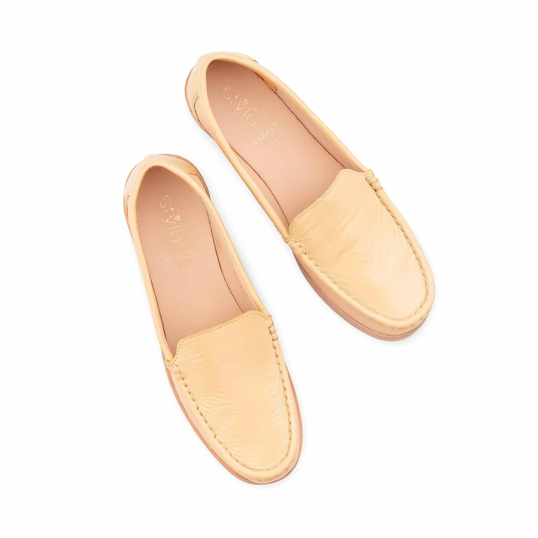 Beige Moccasin For Women WN4428 - Image 5