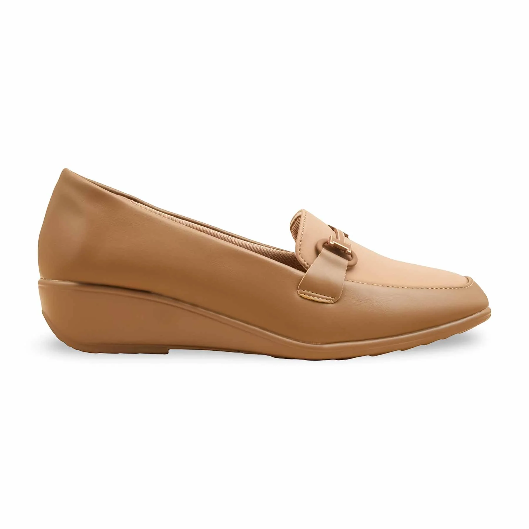Beige Moccasin For Women WN4515 - Image 2