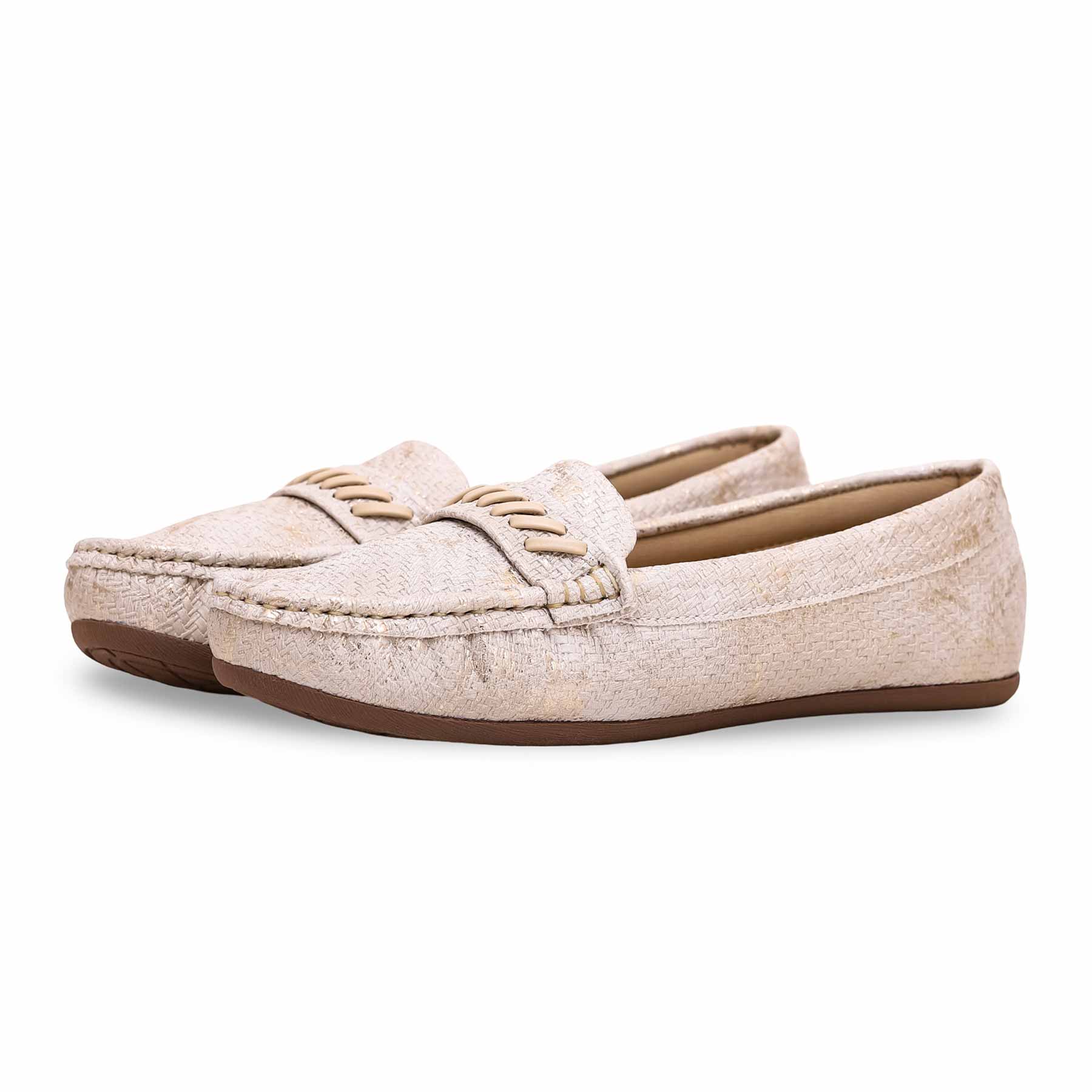 Beige Moccasin WN4380 - Image 2