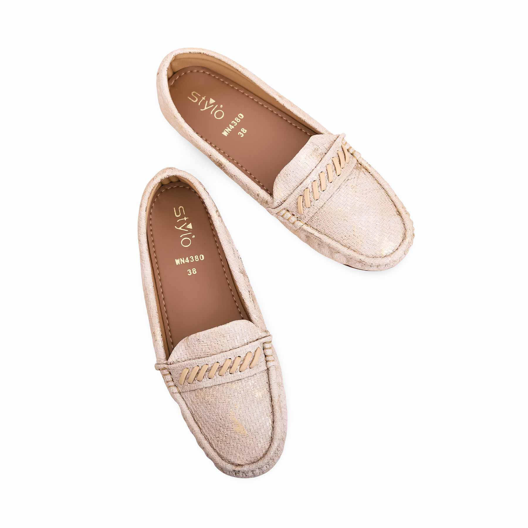 Beige Moccasin WN4380 - Image 4