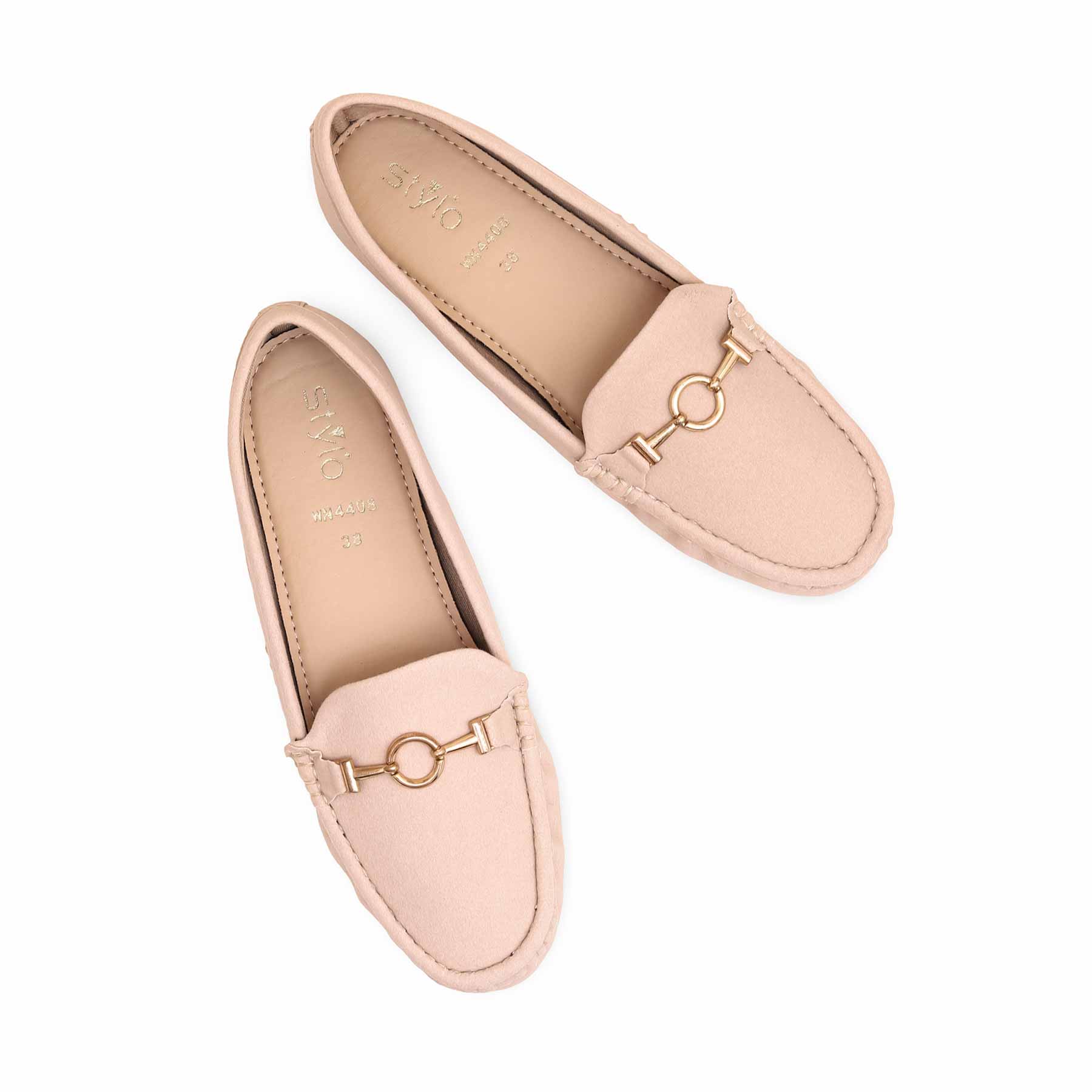 Beige Moccasin WN4408 - Image 4