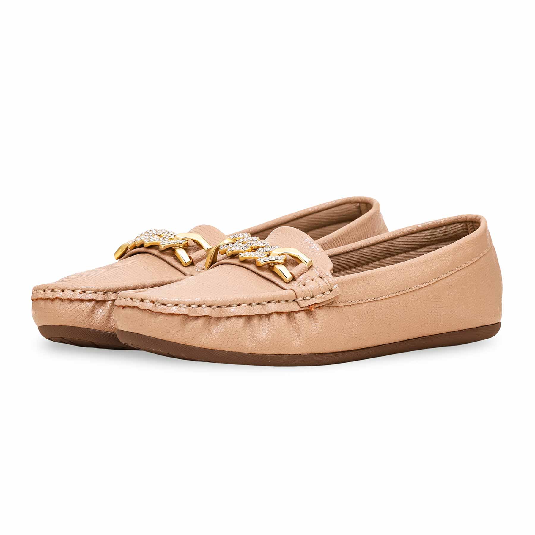 Beige Moccasin WN4412 - Image 2