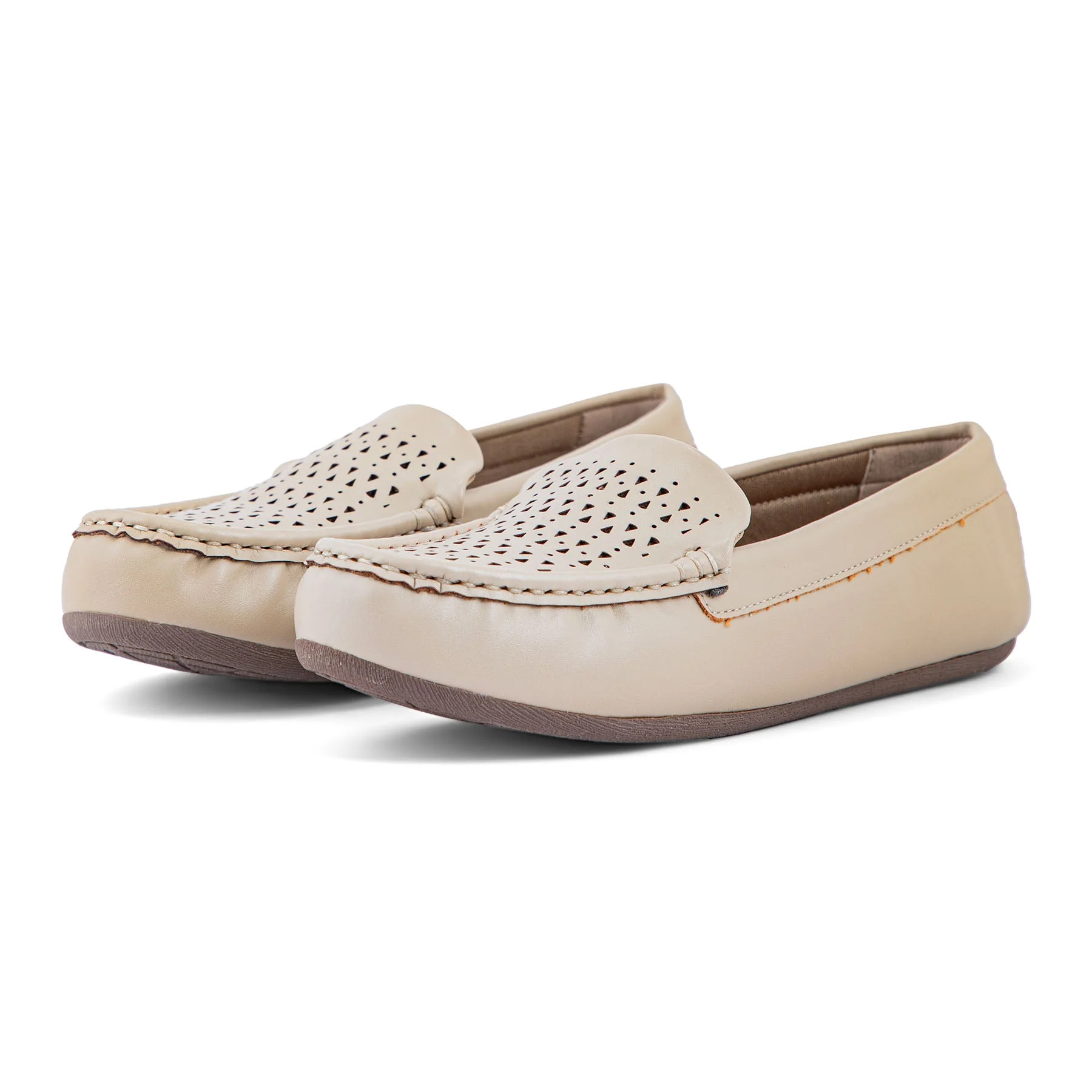 Beige Moccasin WN4415 - Image 2