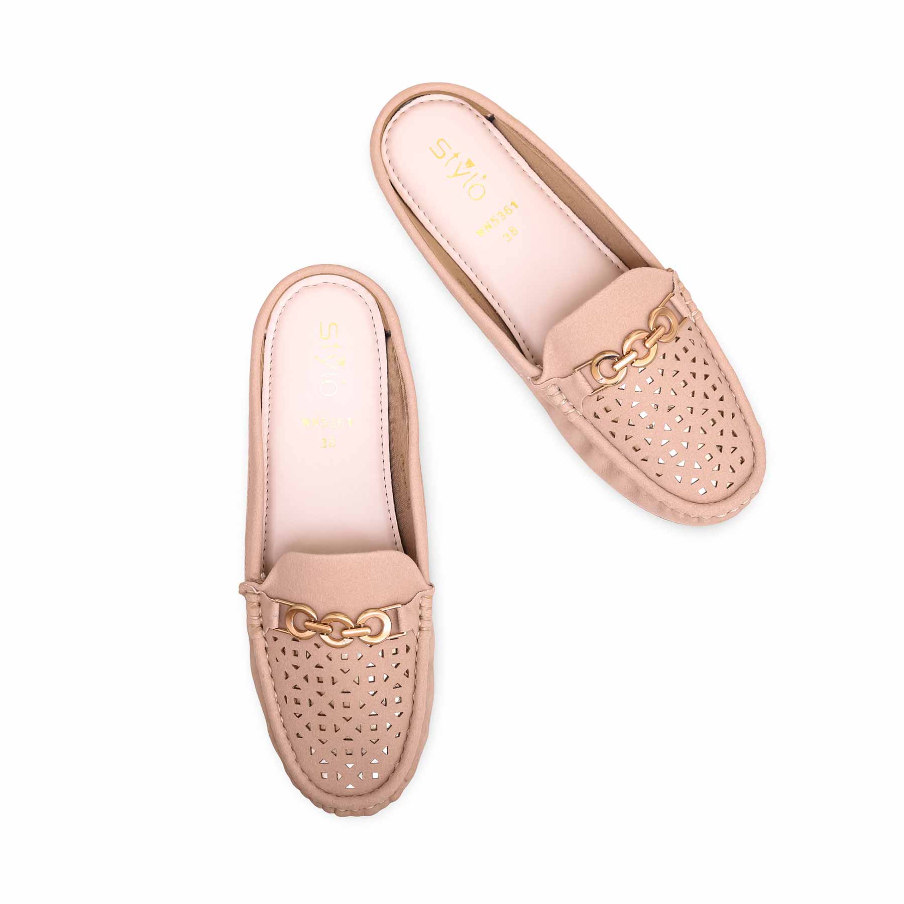 Beige Moccasin WN5361 - Image 4