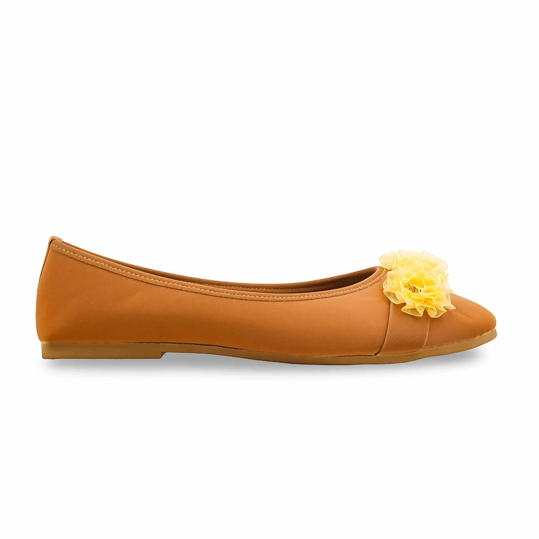 Beige Pumps For Ladies WN1255 - Image 2