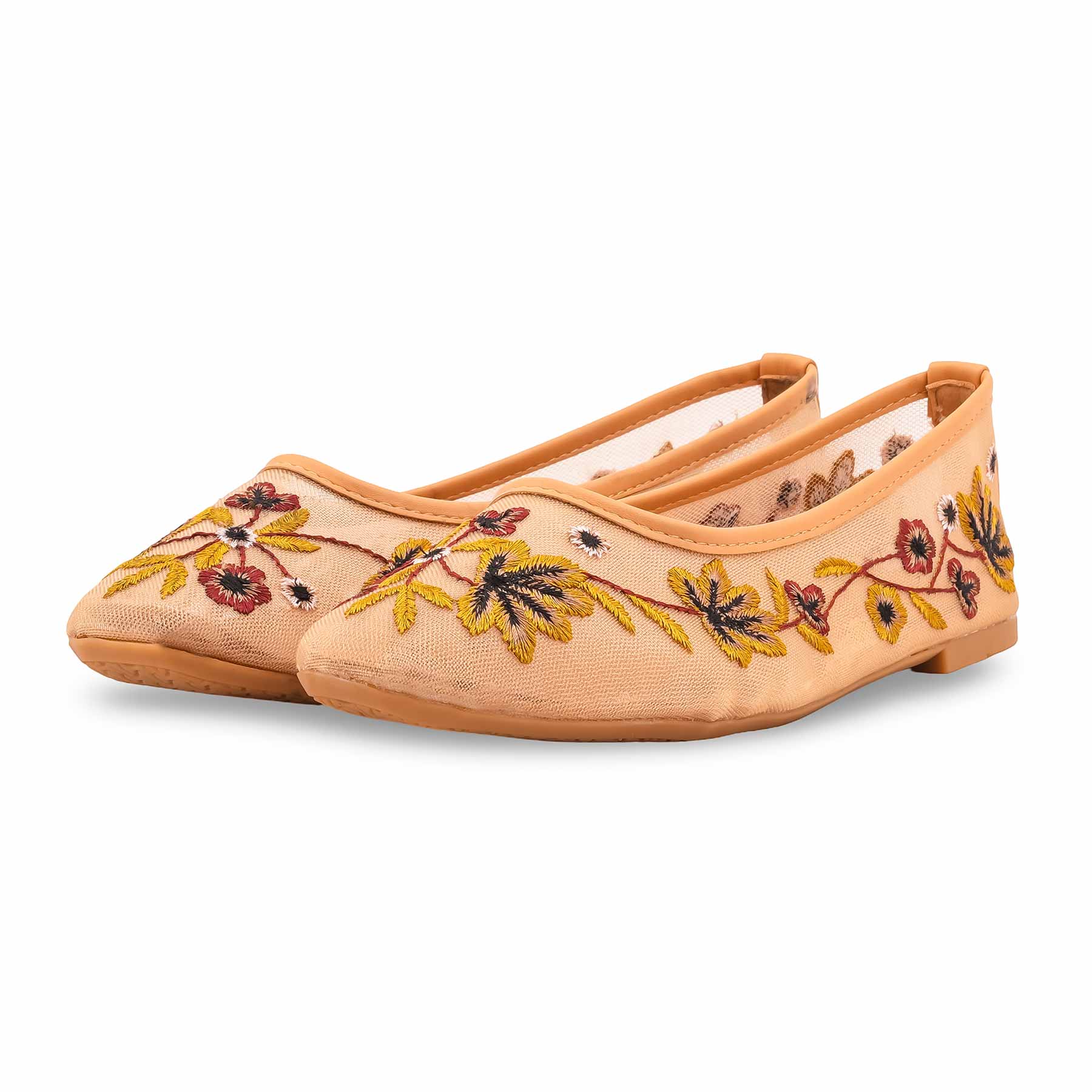 Beige Pumps For Ladies WN1329 - Image 3