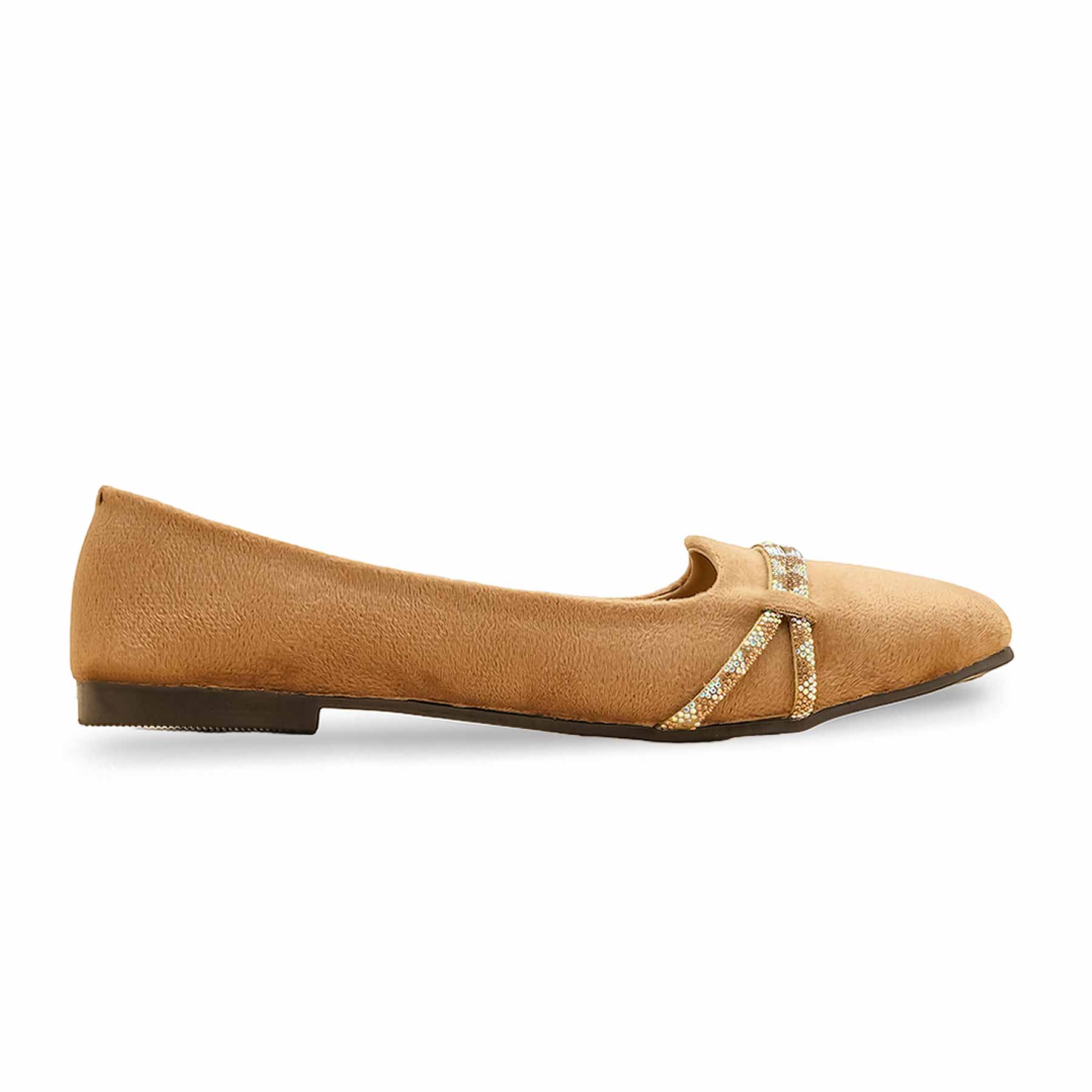Beige Pumps For Women WN1264 - Image 2