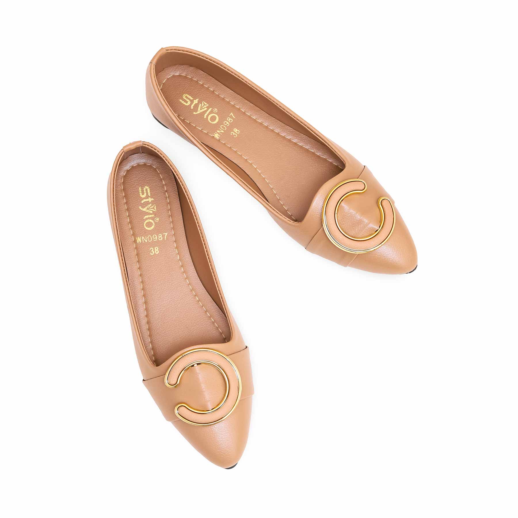 Beige Pumps WN0987 - Image 4