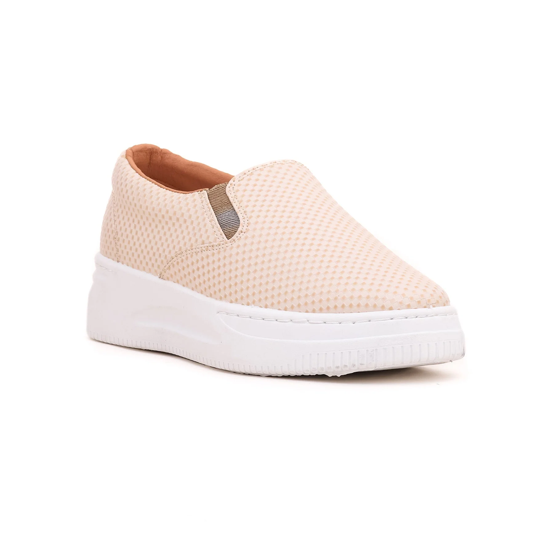 Beige Slip On Sneaker AT9082 - Image 2