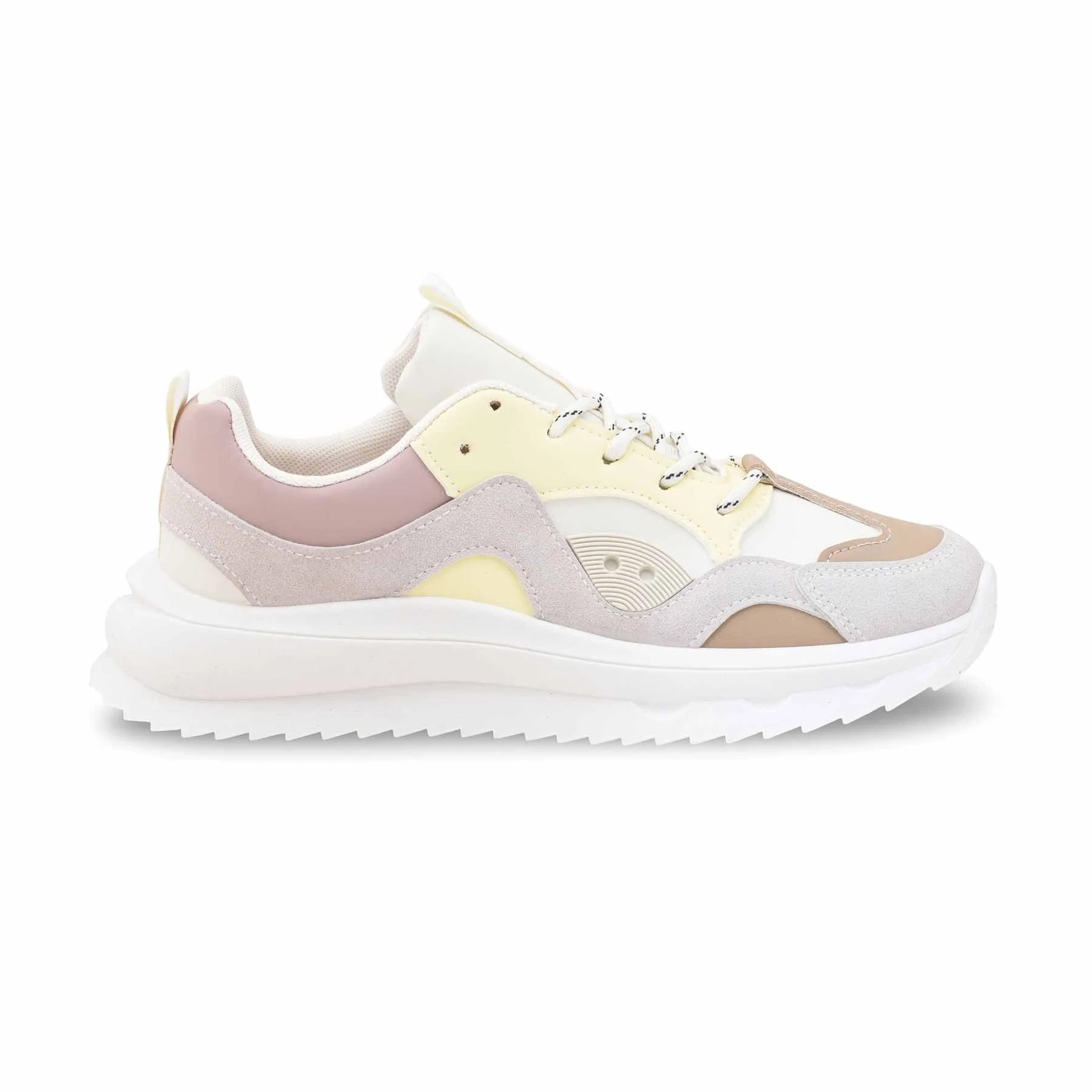 Beige Sneaker For Ladies AT7443 - Image 2