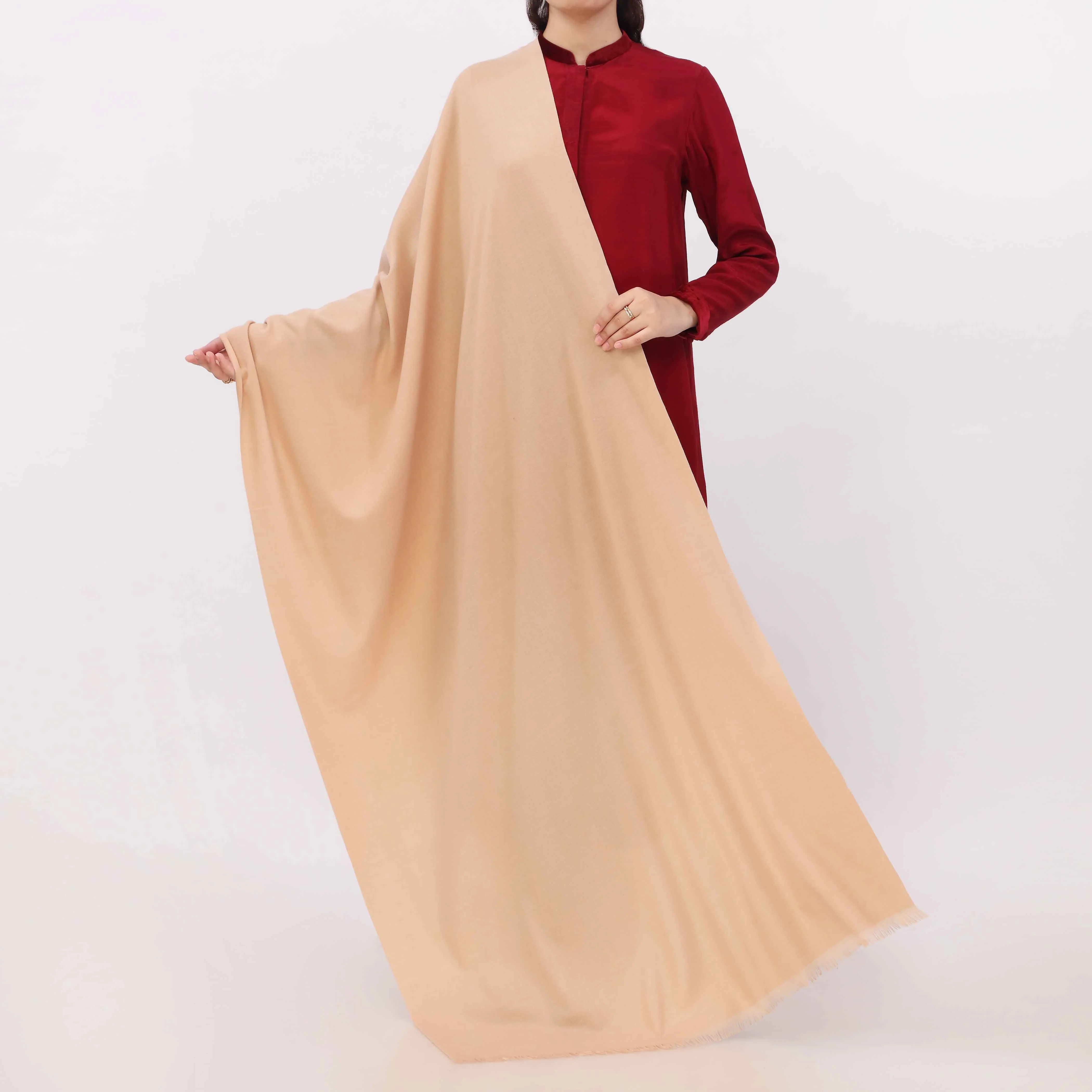 Beige Soft Feel Stole PW5801 - Image 2