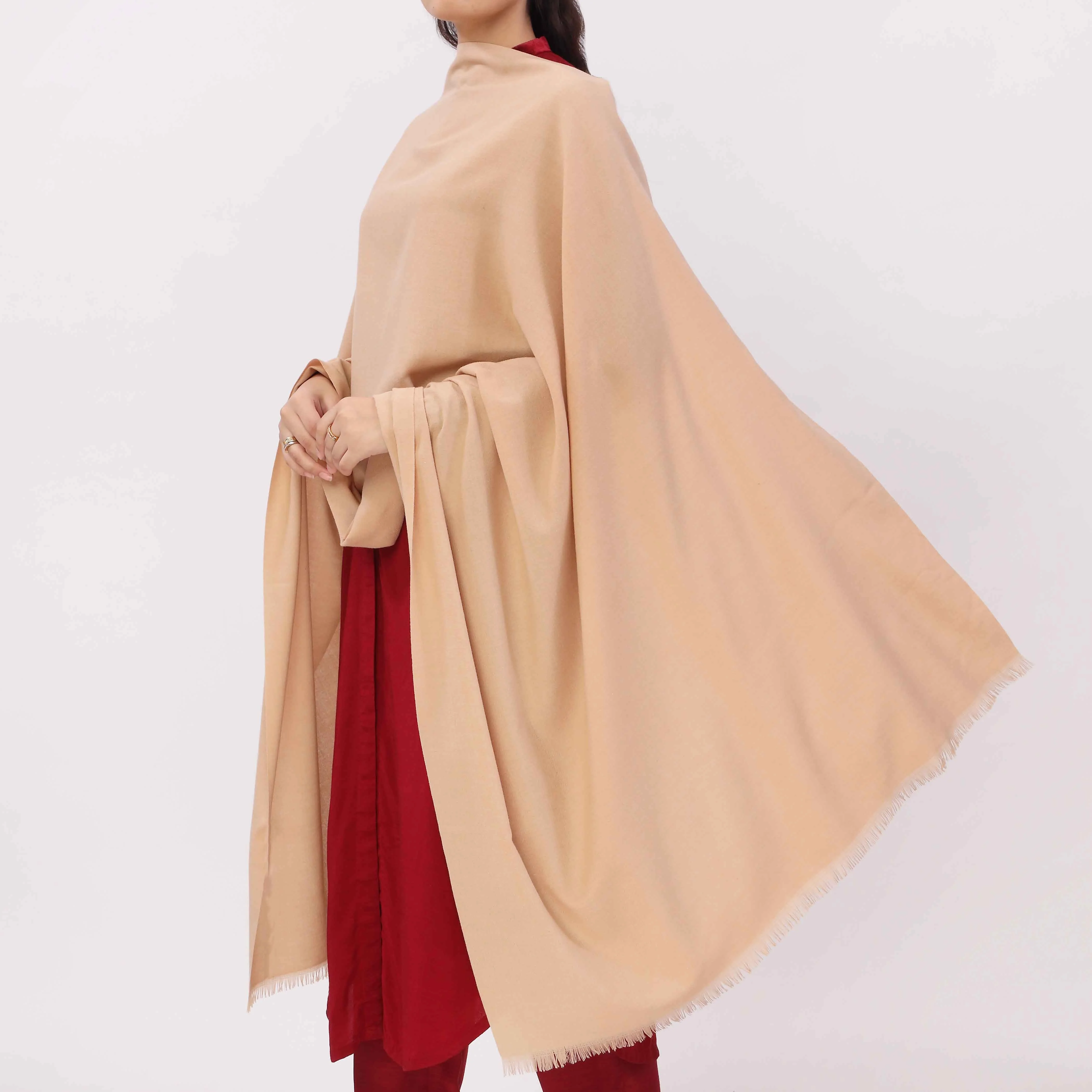 Beige Soft Feel Stole PW5801 - Image 3