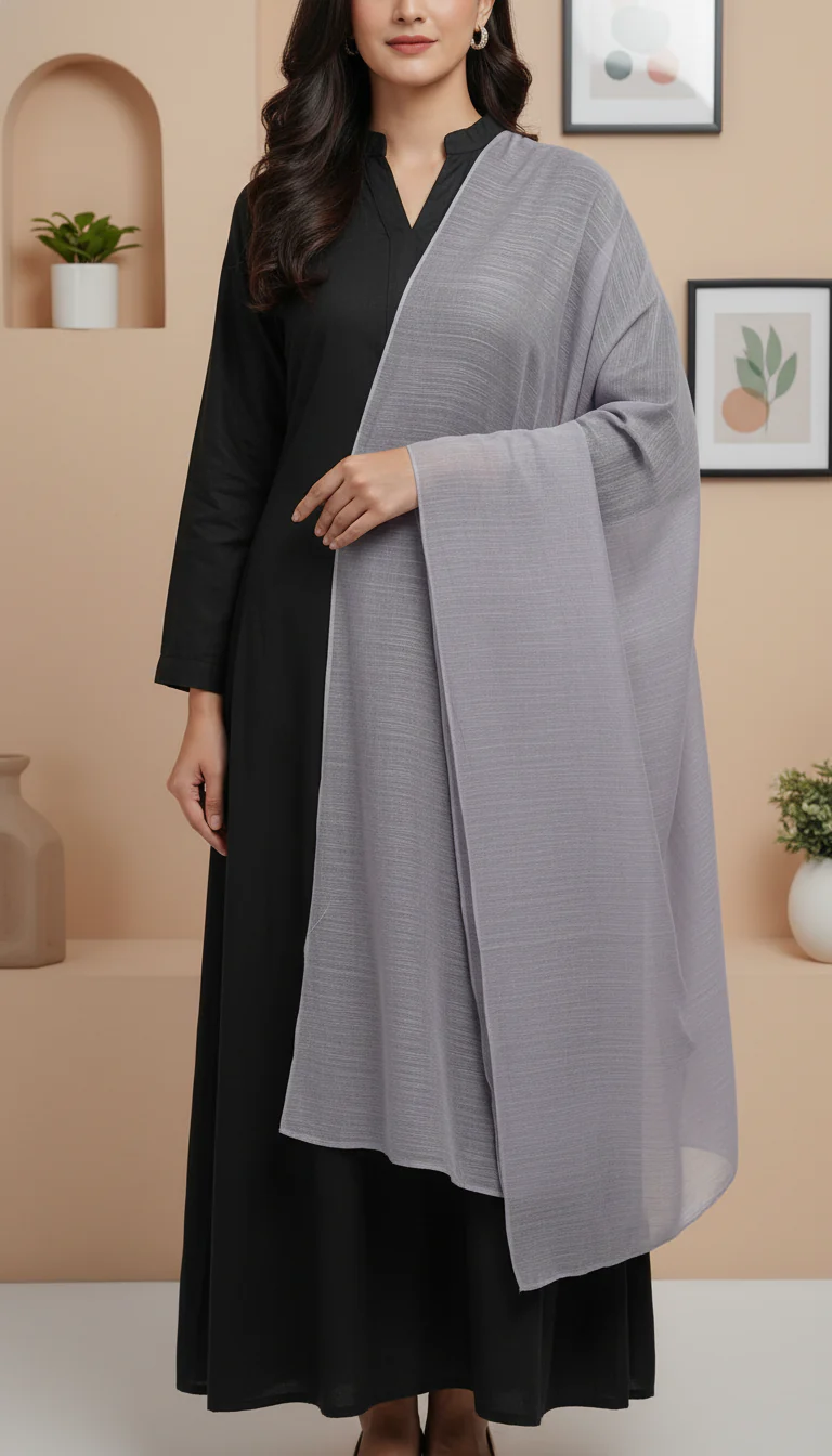 Beige Summer Stole PD6108 - Image 2