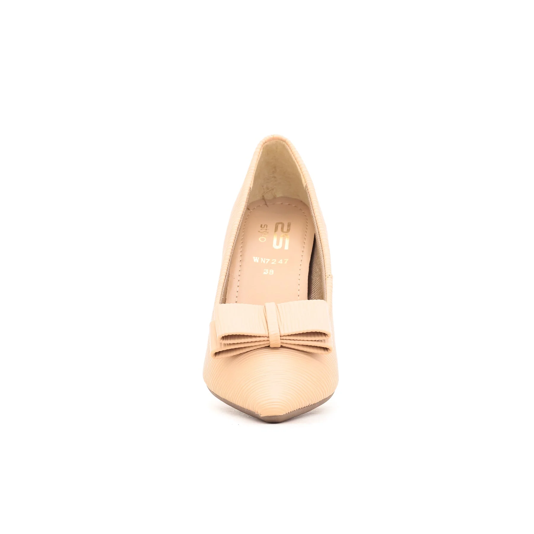 Beige Court Shoes WN7247 - Image 3