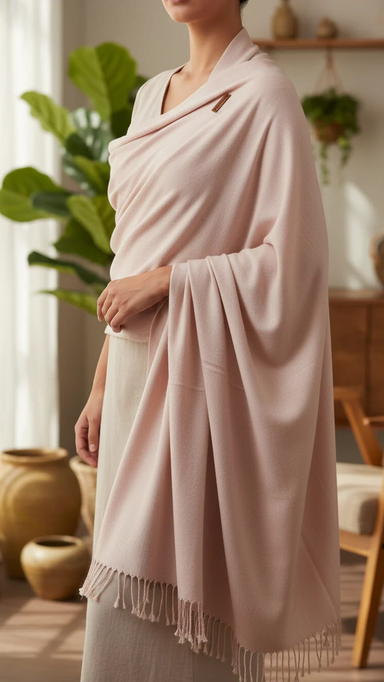 Beige Winter Stole PW5760