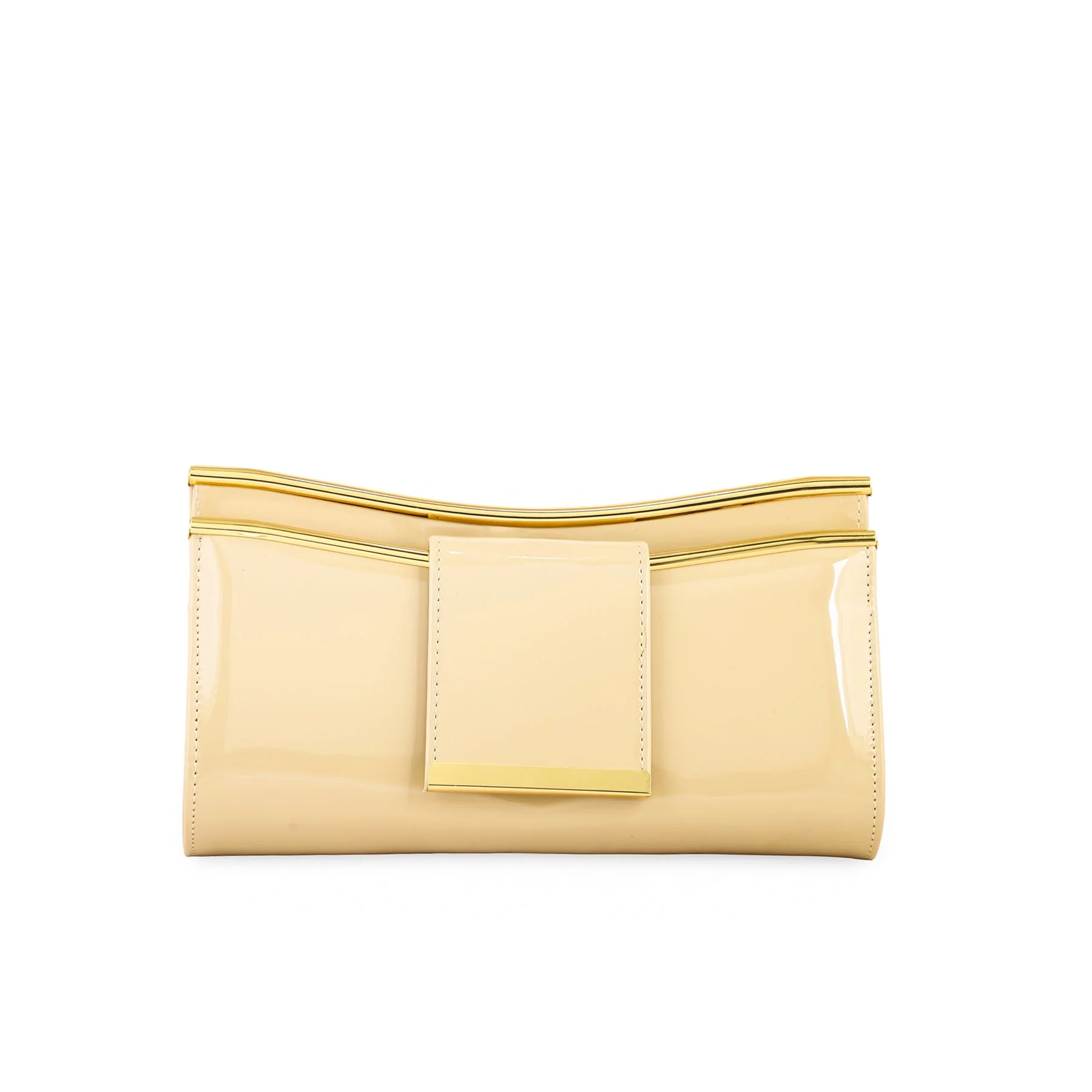 Beige Women Formal Clutch P24207