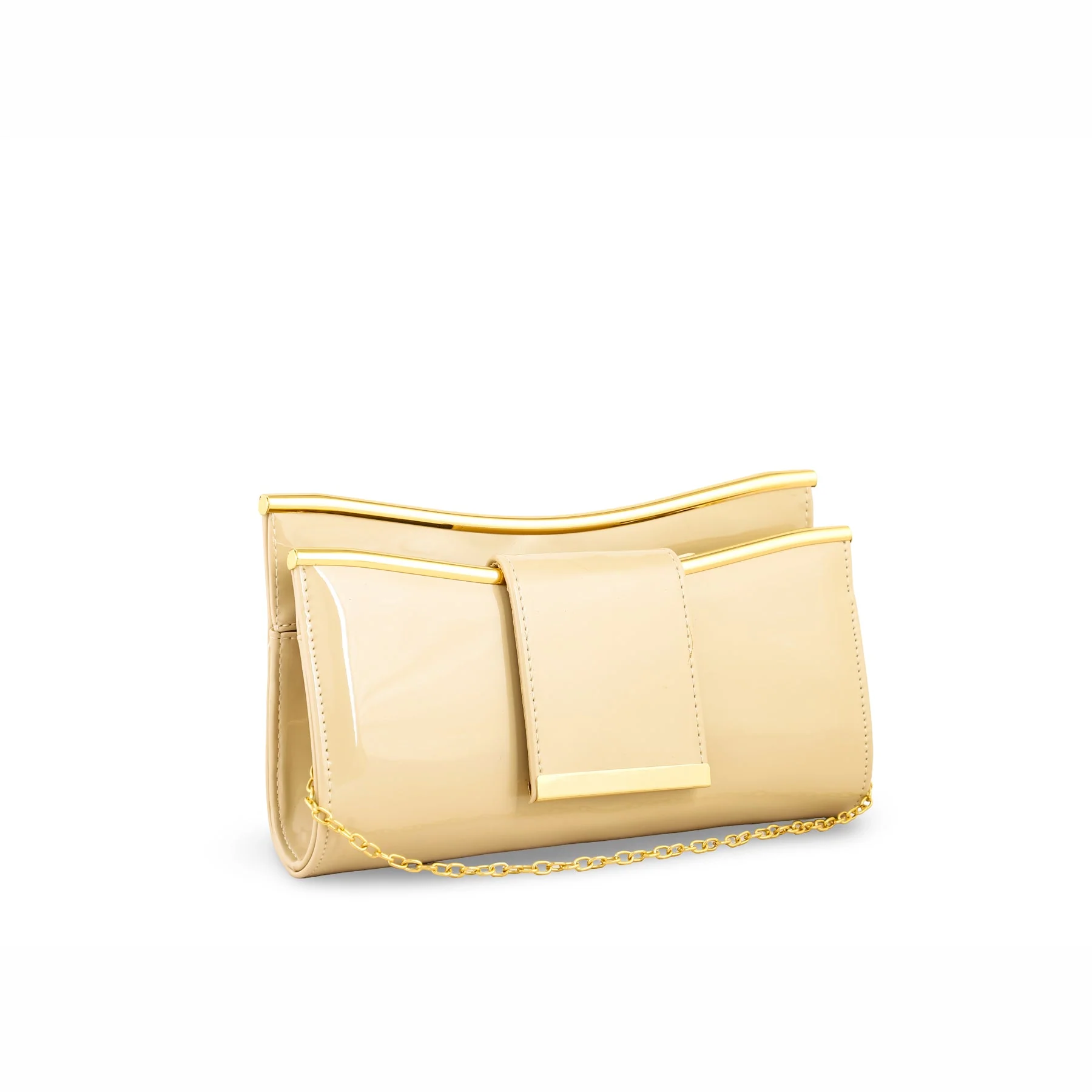 Beige Women Formal Clutch P24207 - Image 2