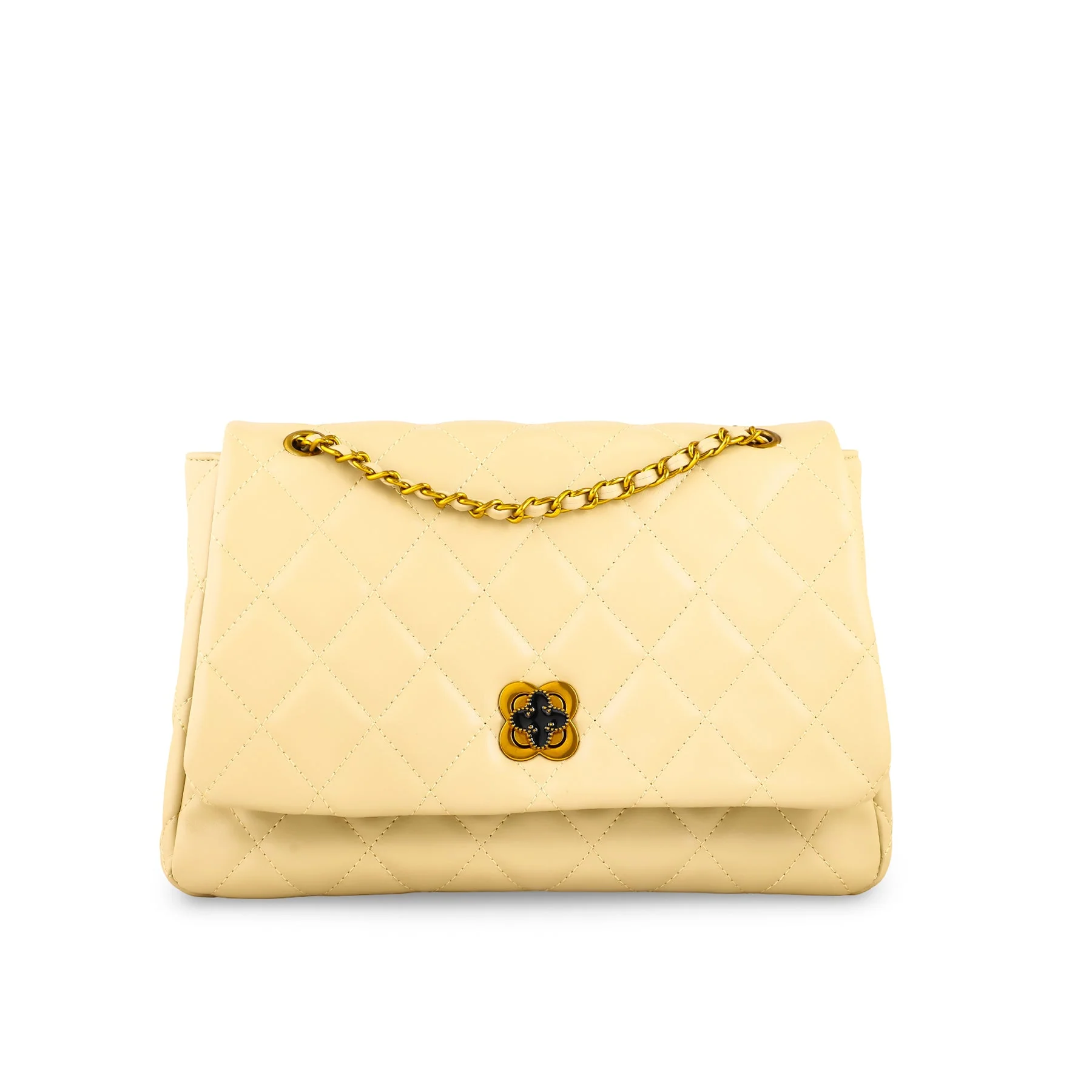 Beige Women Formal Shoulder Bag P36304 - Image 2